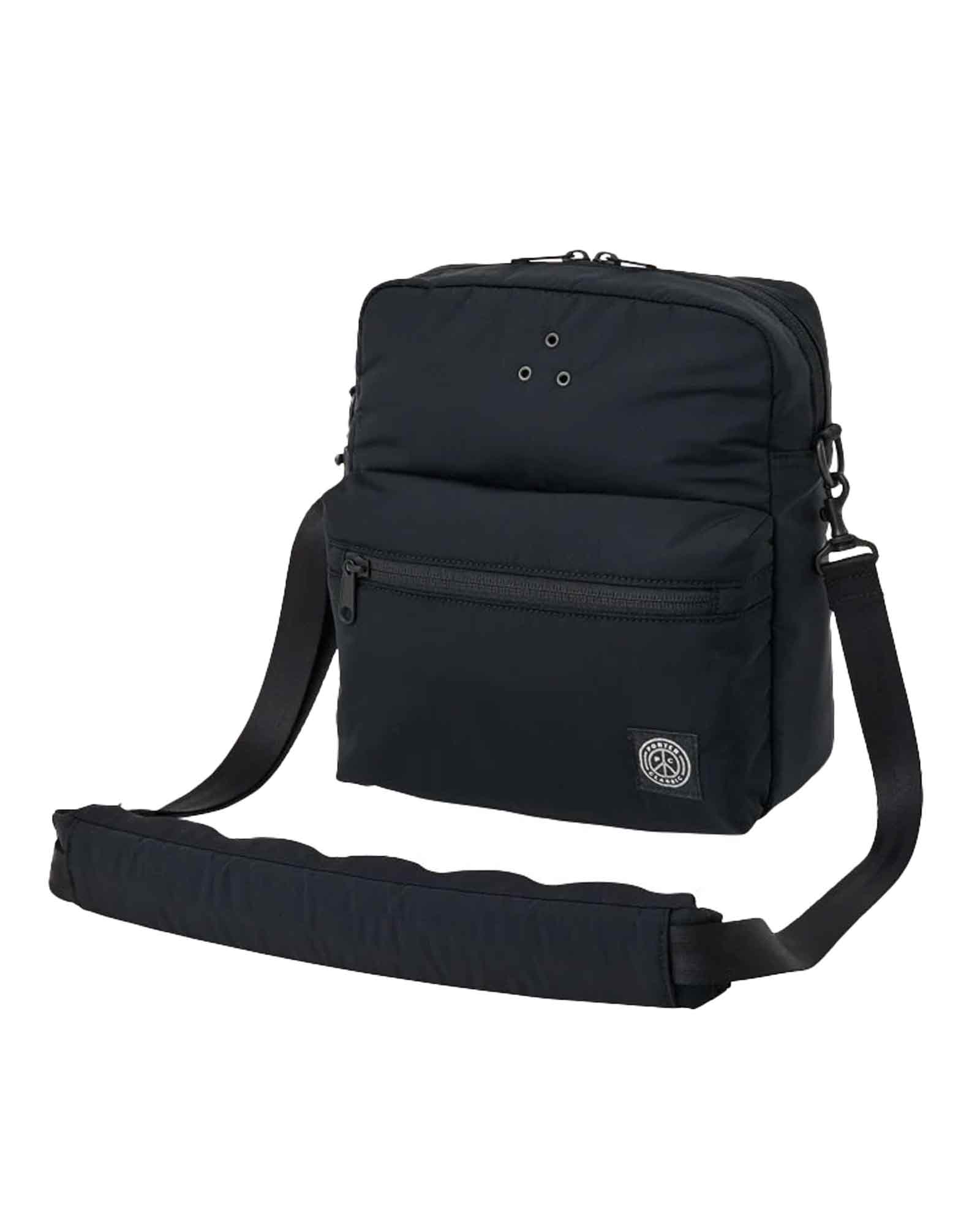 SHEEN NYLON NEWTON MINI SHOULDER BAG / BLACK