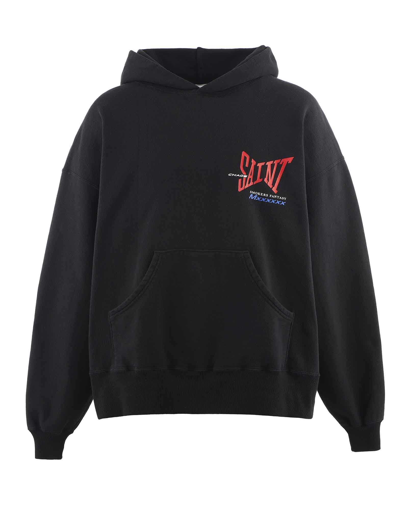 HOODIE/RIBON SAINT / BLACK