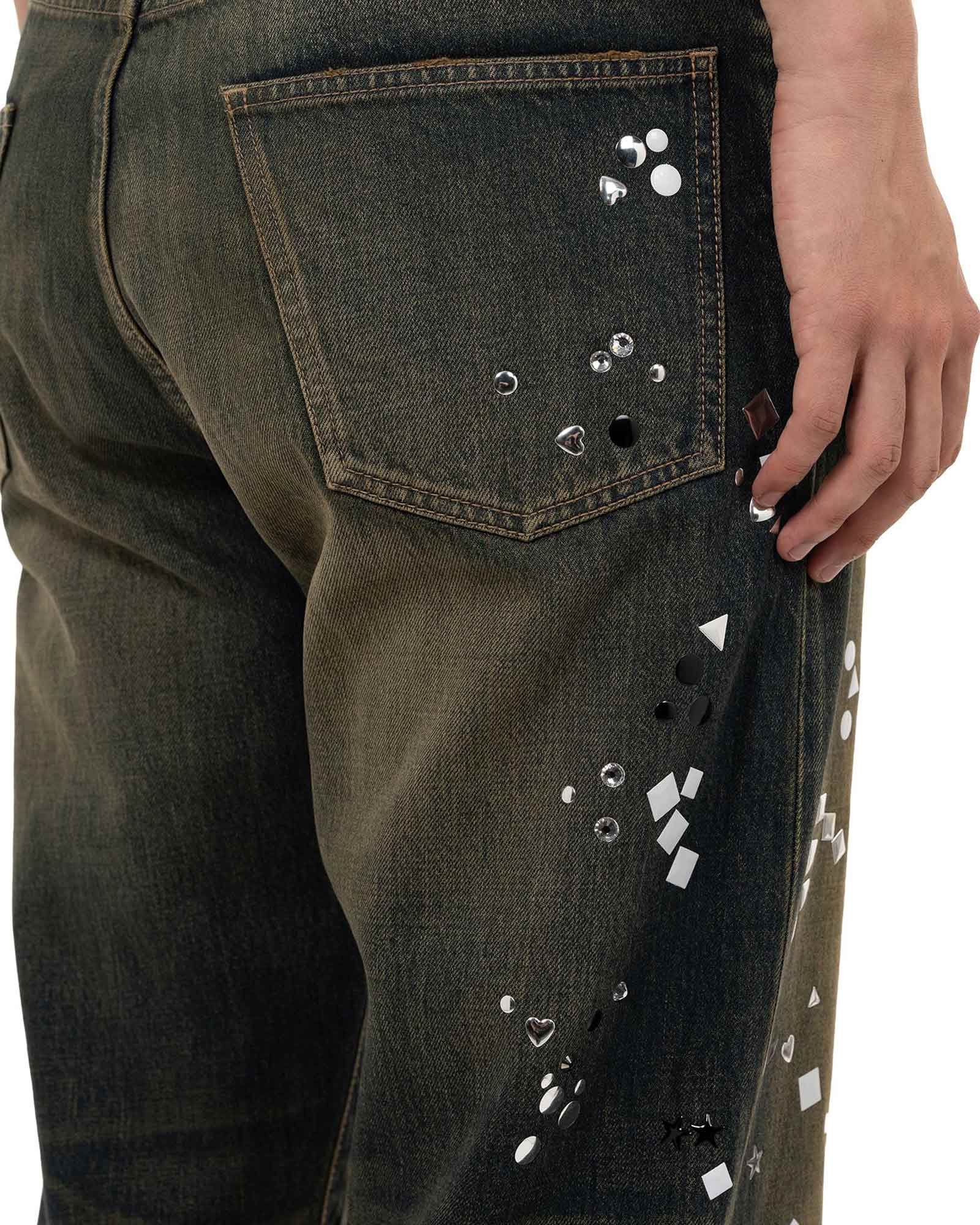 MIHARA YASUHIRO・Yasuhiro Mihara -  EMBELLISHED JEANS / INDIGO