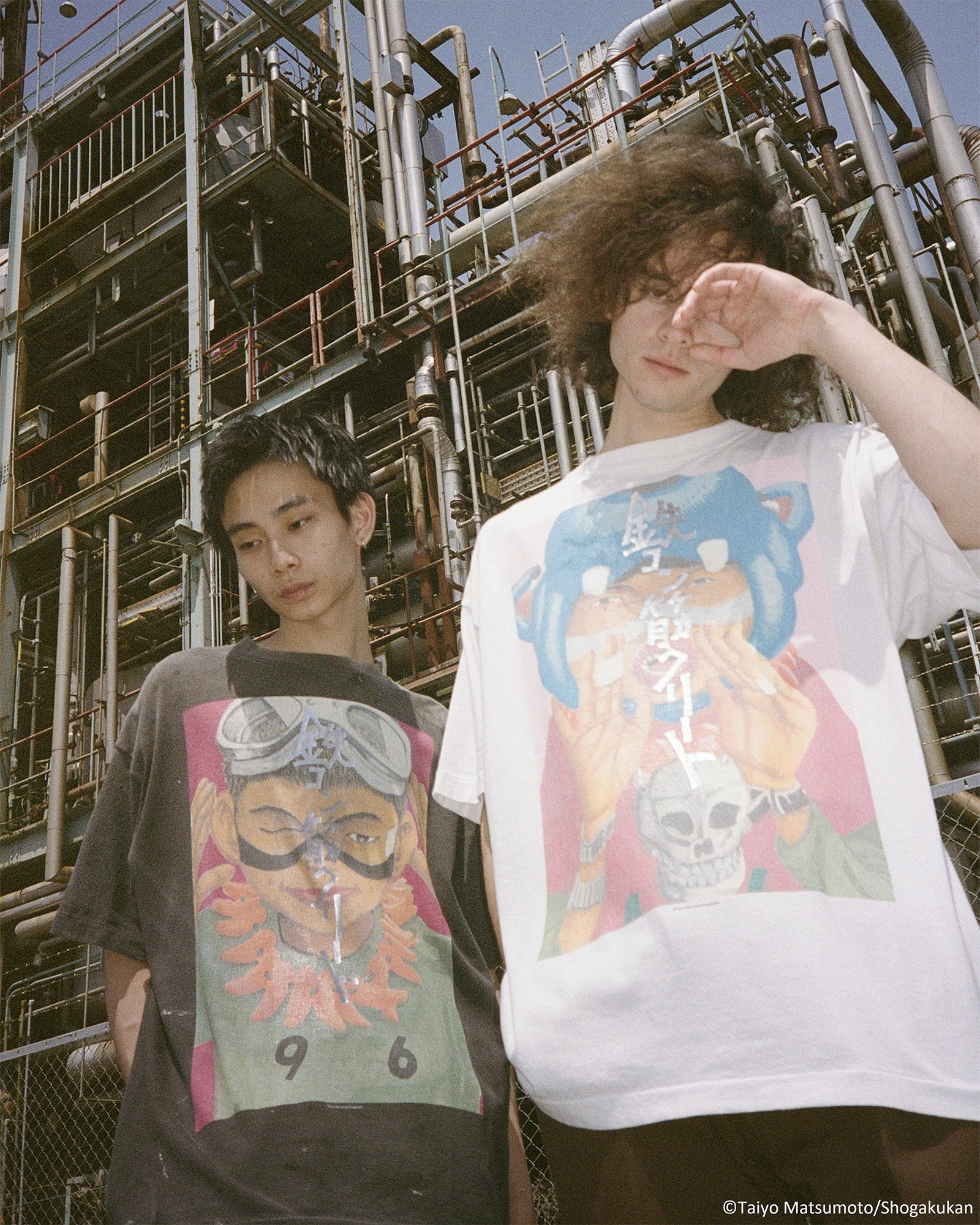 ©SAINT M××××××・セントマイケル - Tシャツ・カットソー 鉄コン筋クリート_SS T-SHIRT/SHIRO / WHITE