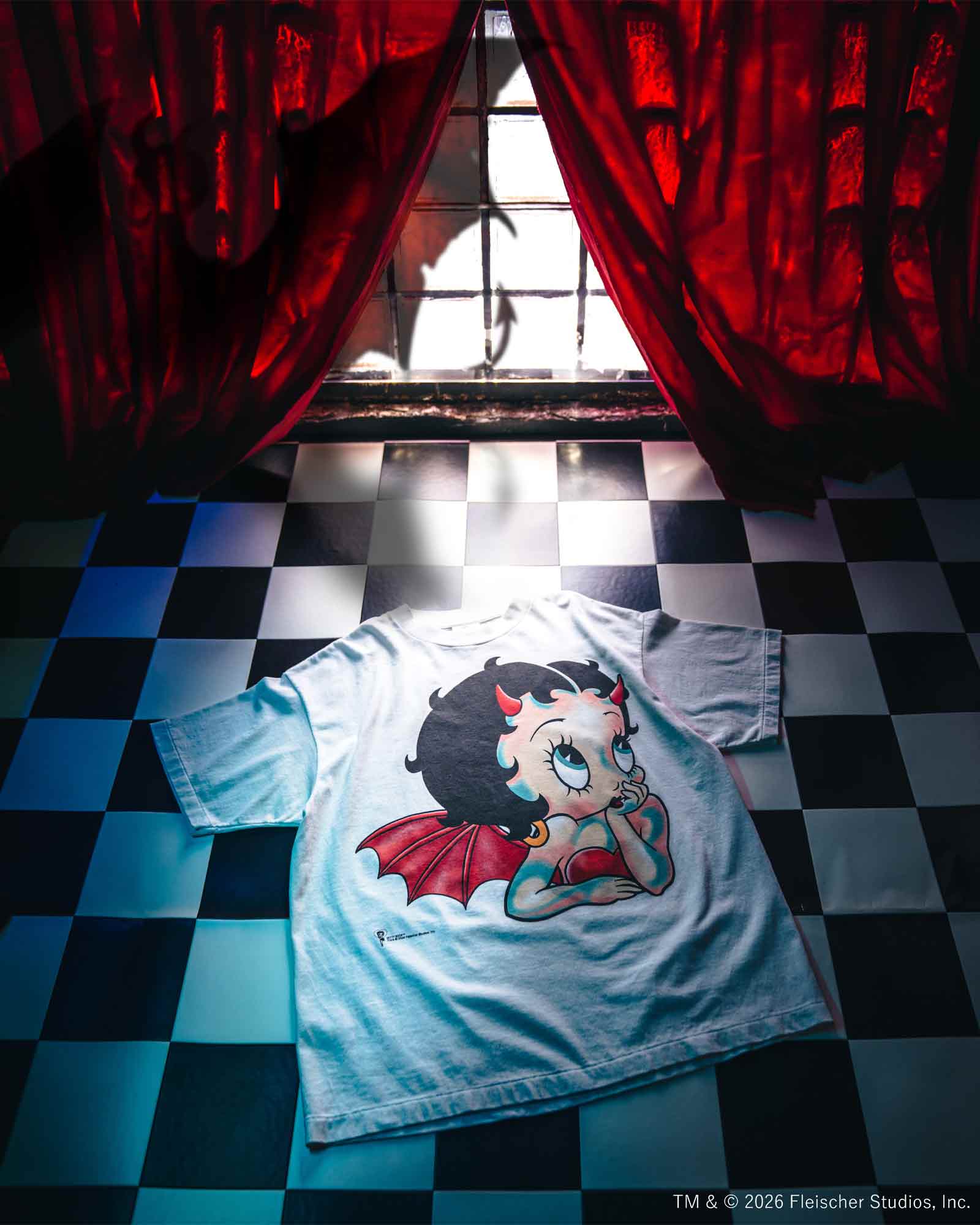 ©SAINT M××××××・セントマイケル - Tシャツ・カットソー BTY_SS T-SHIRT/DEVIL / WHITE
