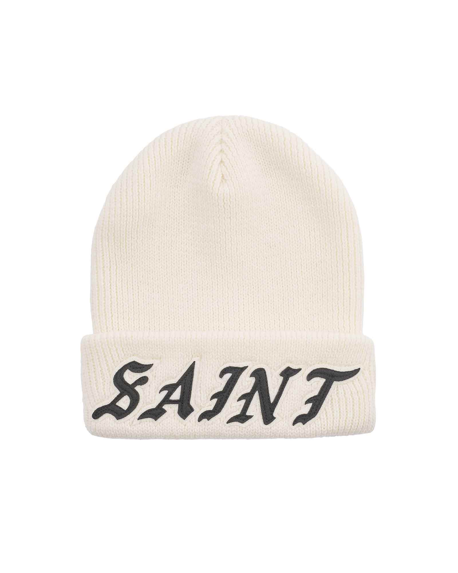 KNIT CAP/SAINT / WHITE