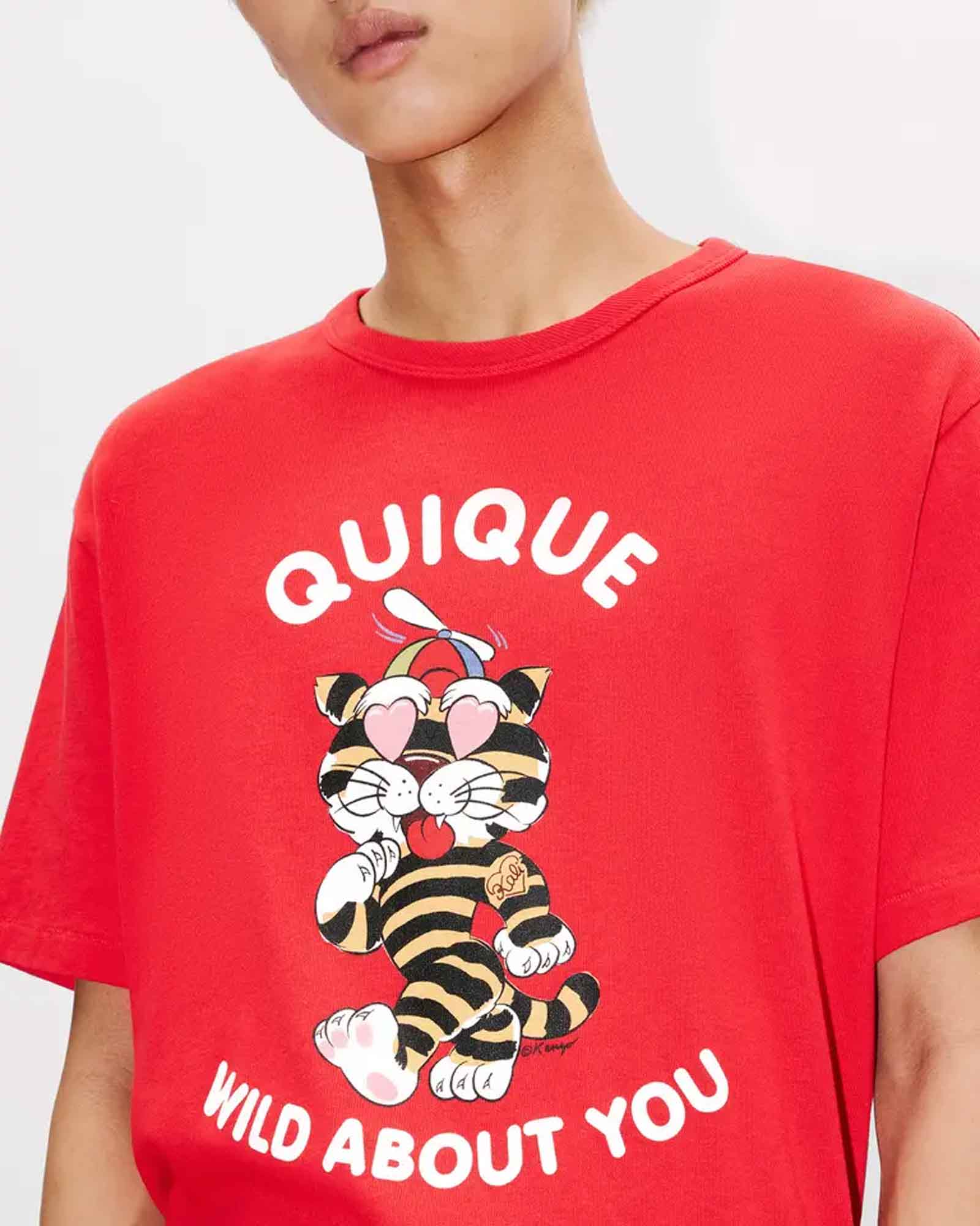 KENZO・Kenzo -  KENZO CARTOON CLASSIC T-SHIRT / CHERRY