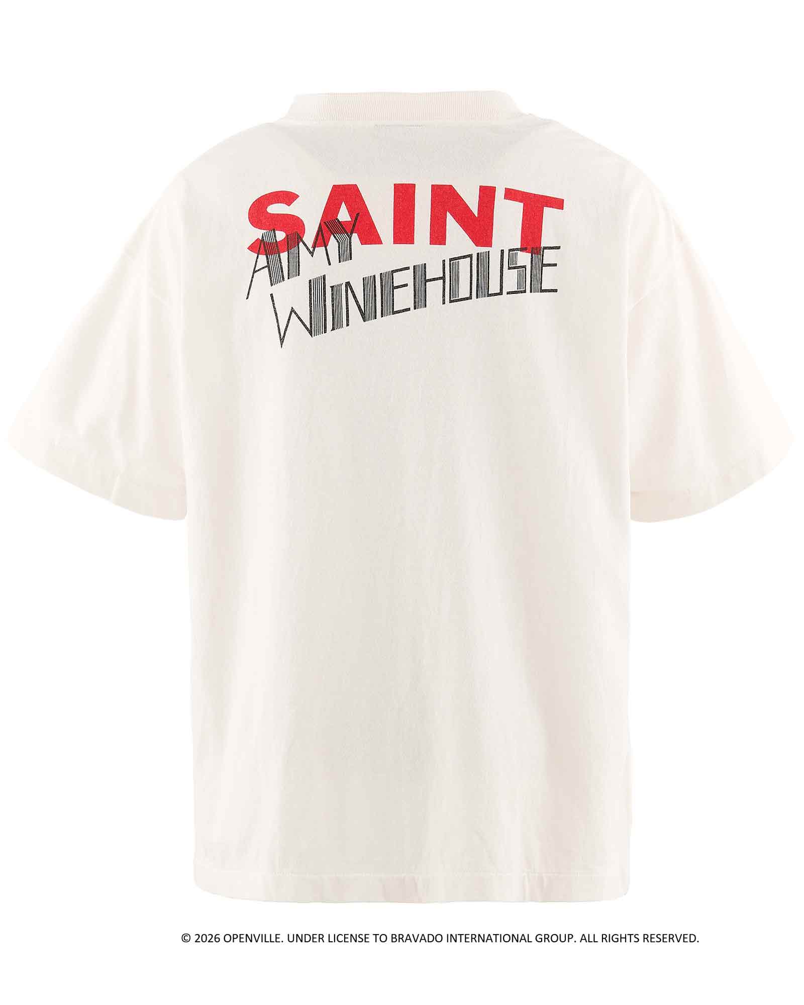 ©SAINT M××××××・セントマイケル - Tシャツ・カットソー AMY_SS T-SHIRT/BACK TO BLK / WHITE