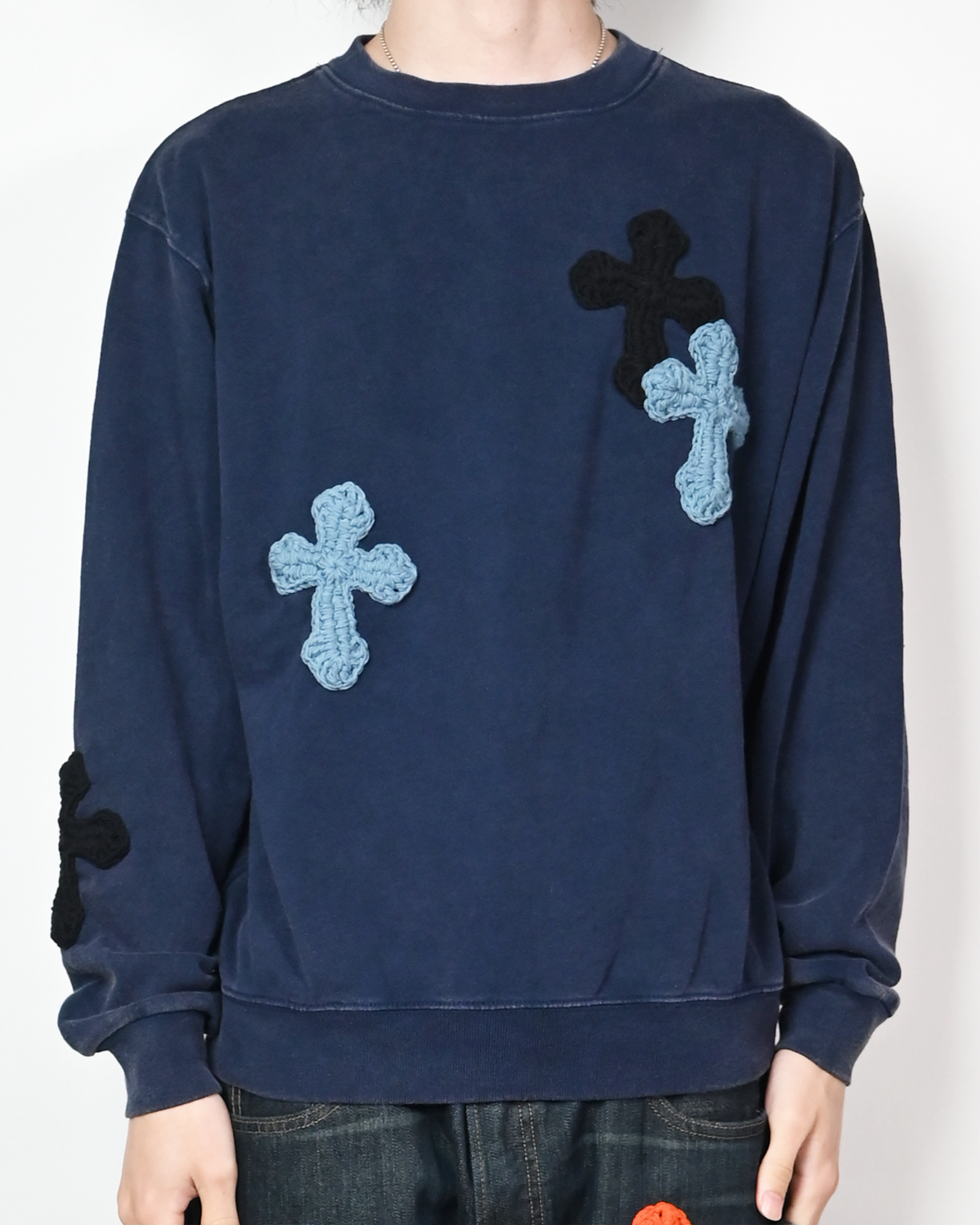 "Y.A.R.N. SWEAT-9" (M) / NAVY