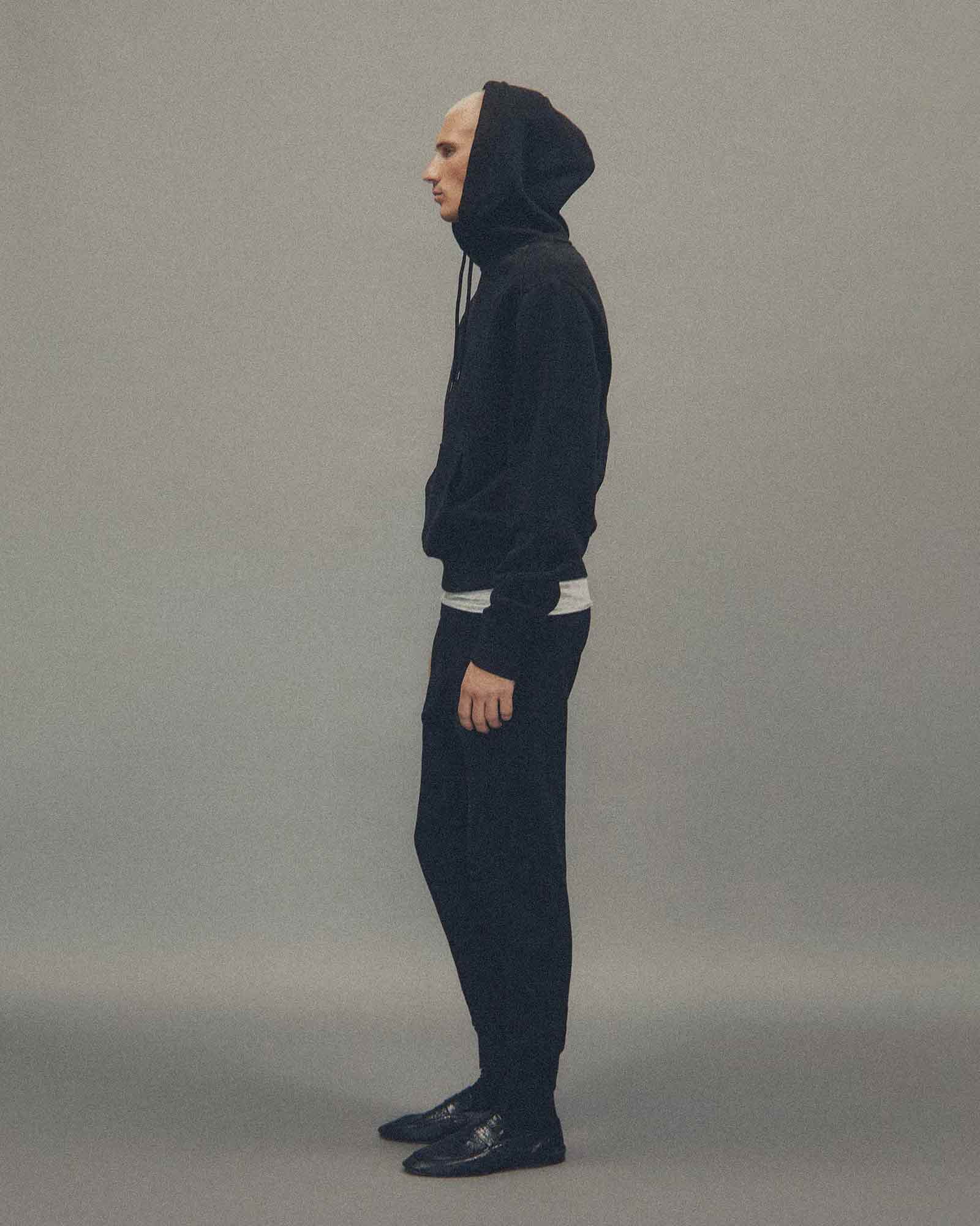 Entire studios (エンタイアスタジオ) SS26 STANDARD HOOD / BLACK