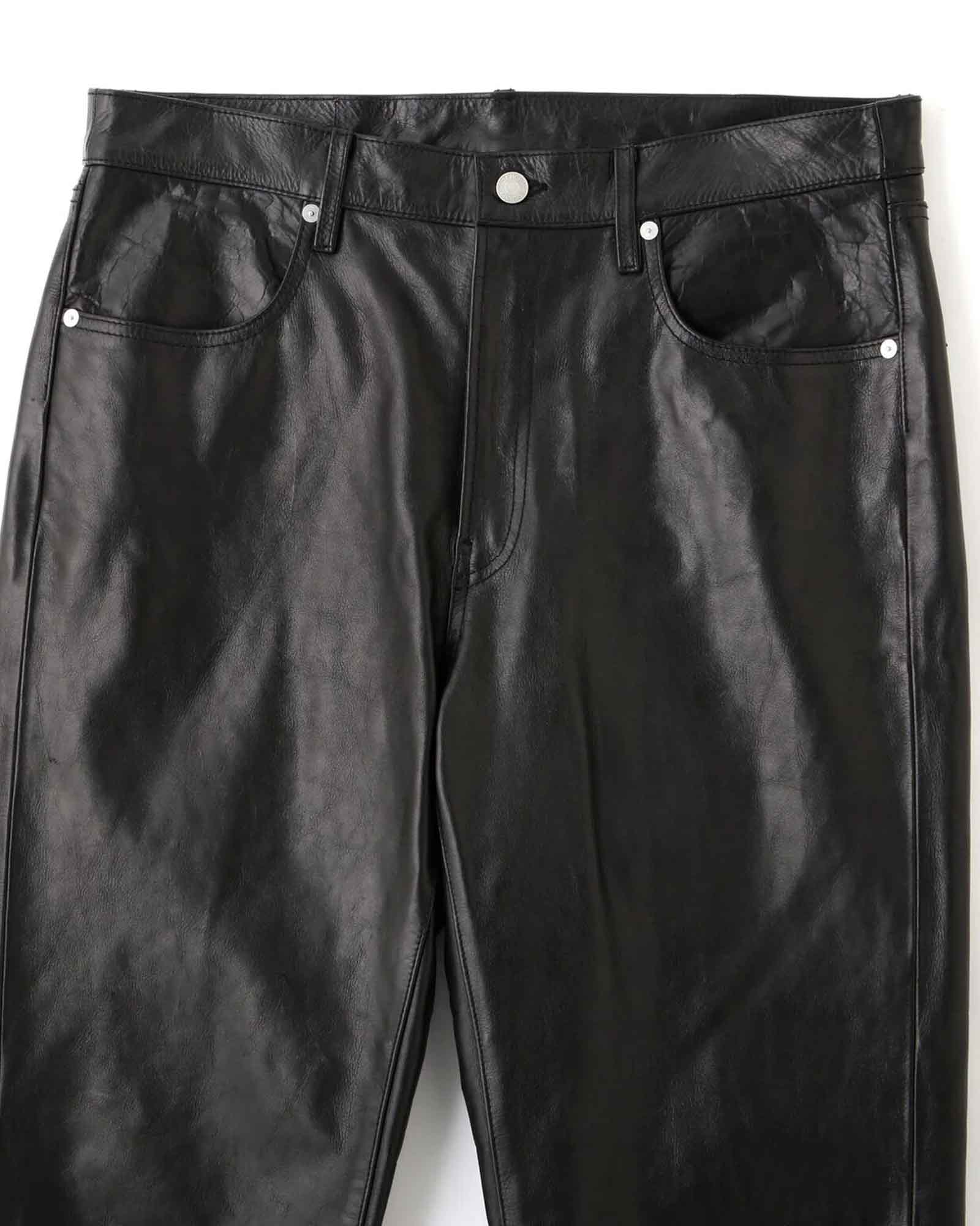Schott・ショット - その他パンツ LOT.025 LEATHER PANTS / BLACK