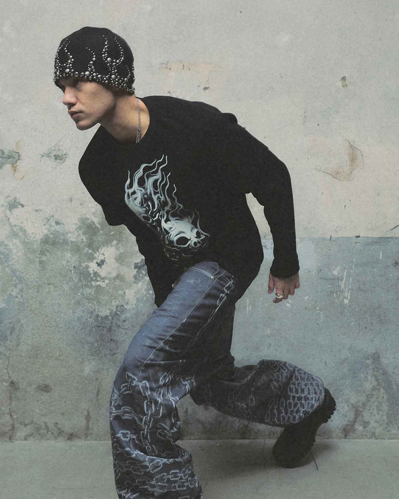 THUG CLUB・サグクラブ - ニットキャップ・ビーニー TC HOTHEAD BEANIE / BLACK