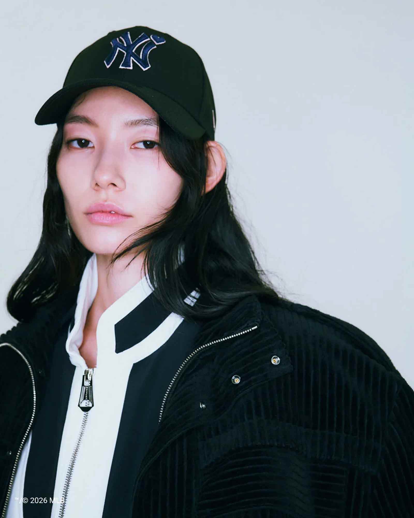 BASICKS・ベイシックス - キャップ 9FORTY TM NEW YORK YANKEES CAP / BLACK×NAVY×PINK