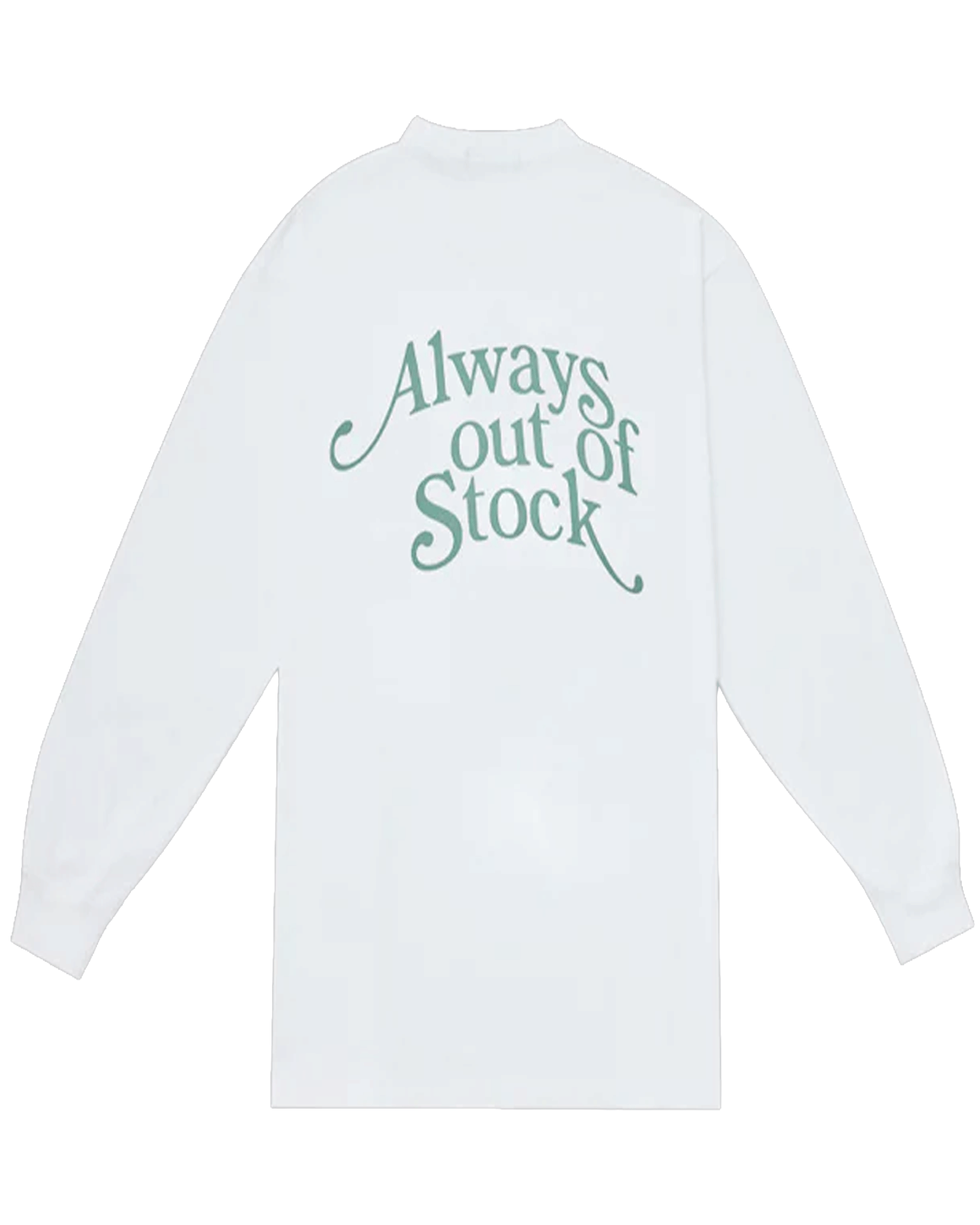 ALWAYS OUT OF STOCK・オールウェイズ アウト オブ ストック - L/S Tシャツ PLAY LOGO L/S TEE / WHITE