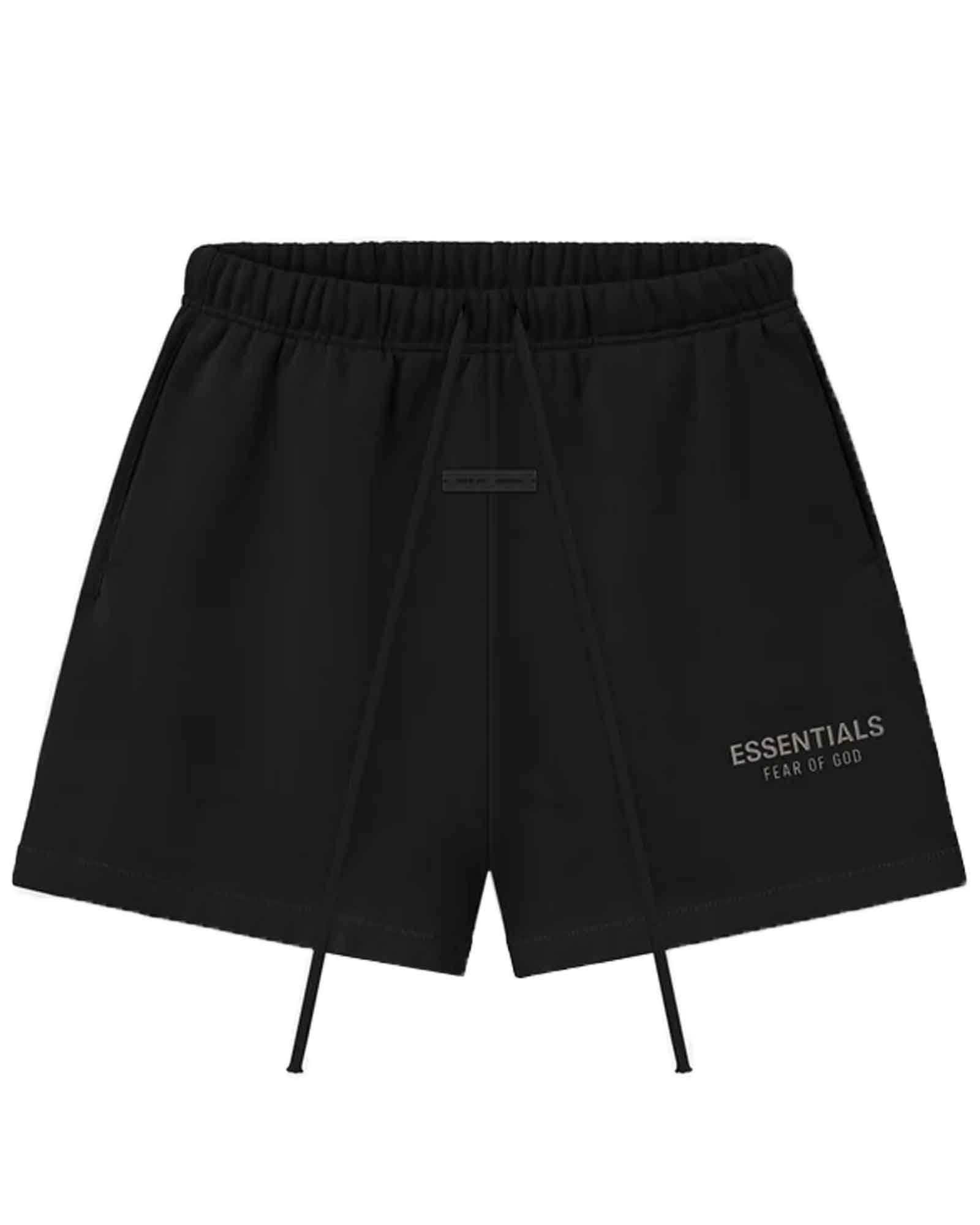 SOCCER FLEECE SHORTS / JET BLACK