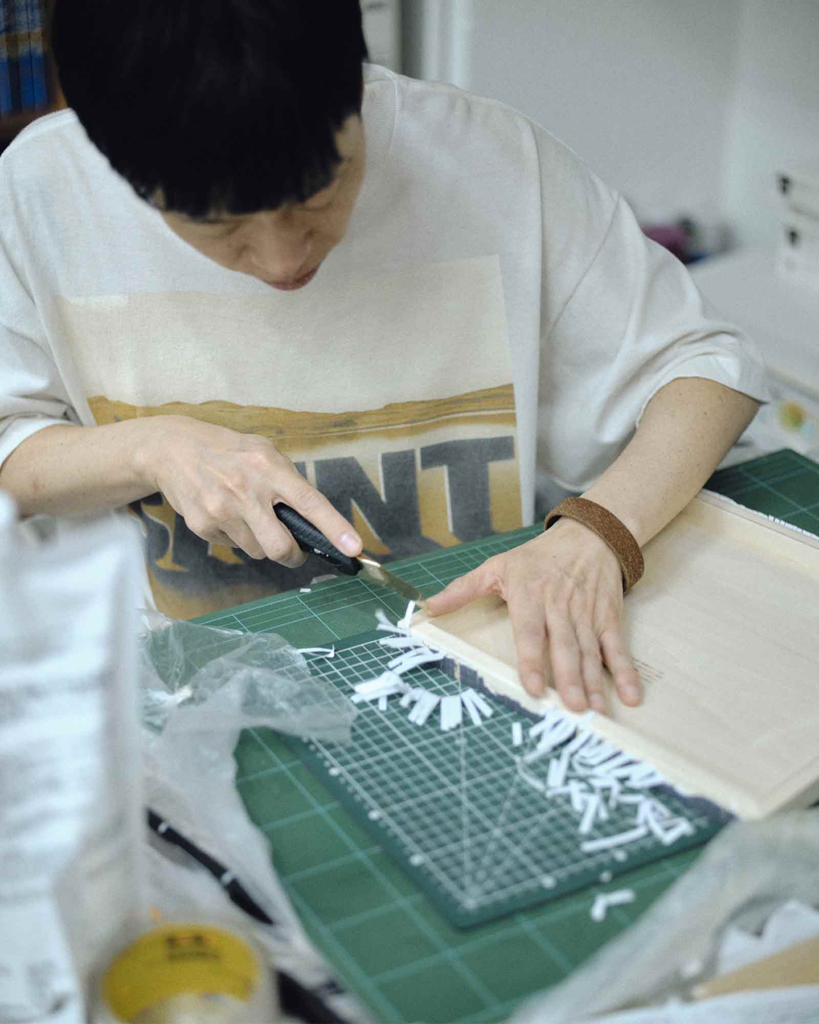 ©SAINT M××××××・セントマイケル - Tシャツ・カットソー KK_SS T-SHIRT/DESERT / WHITE