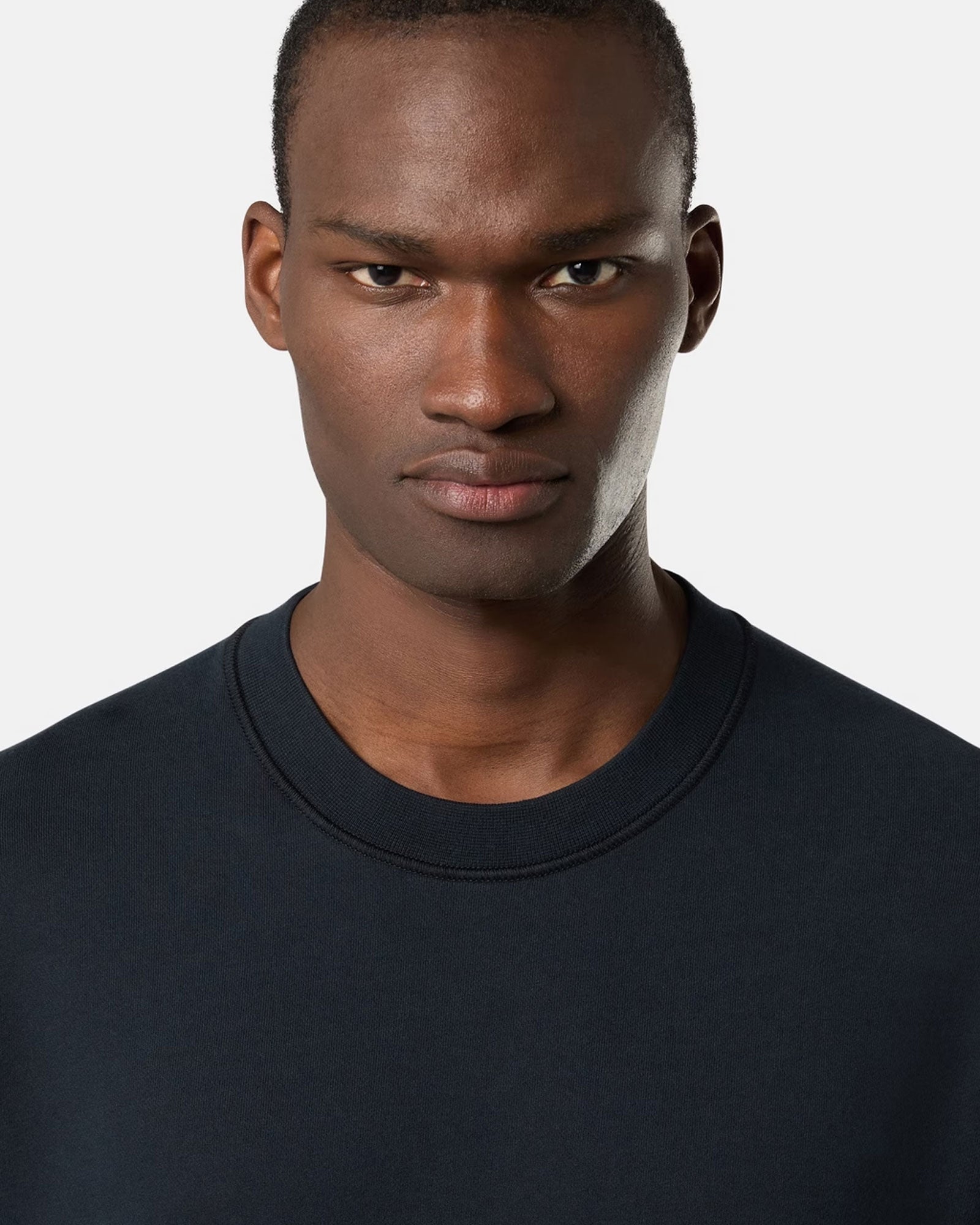 STONE ISLAND・ストーンアイランド - スウェット ORGANIC COTTON FLEECE SWEAT SHIRT 6100060  / BLACK