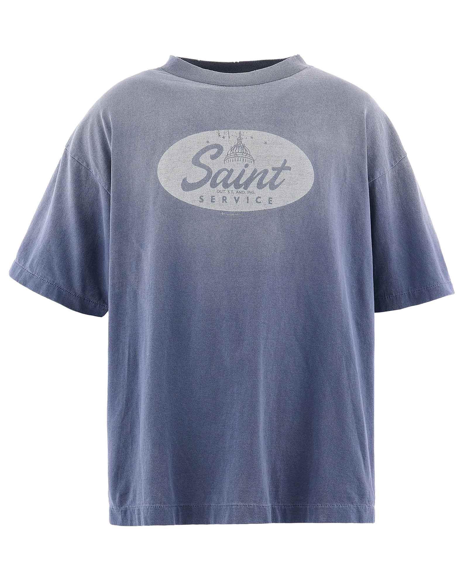 SS T-SHIRT/SAINT SERVICE / NAVY