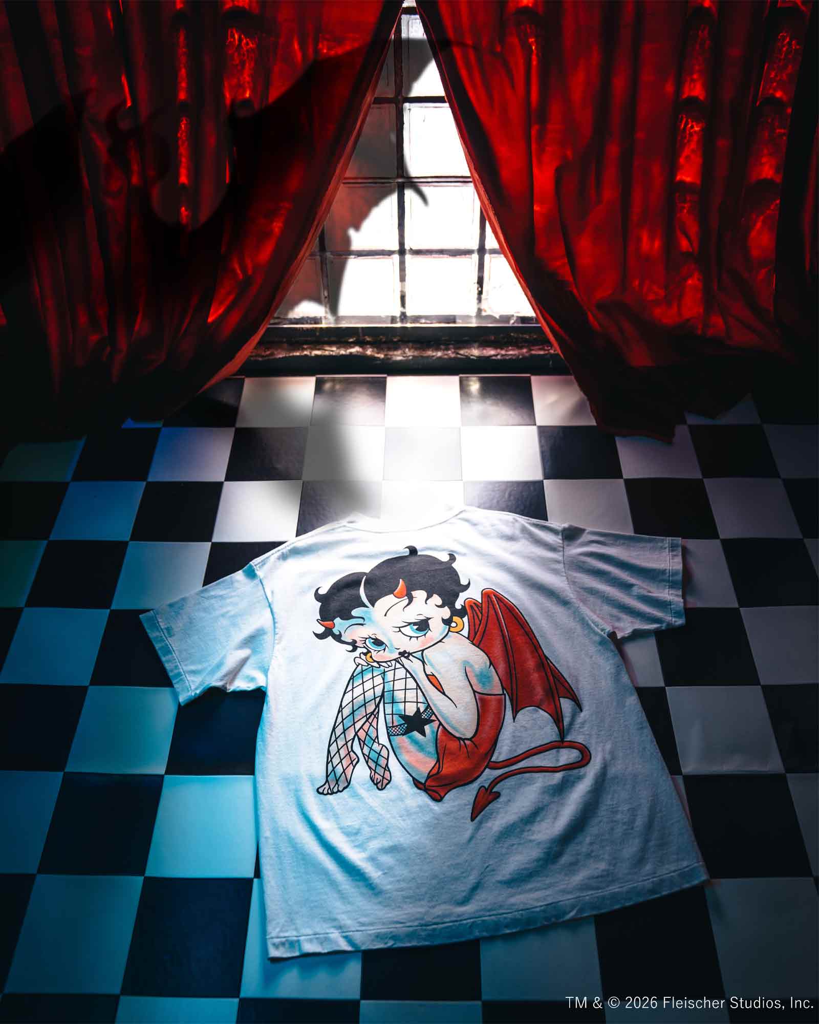 ©SAINT M××××××・セントマイケル - Tシャツ・カットソー BTY_SS T-SHIRT/DEVIL / WHITE