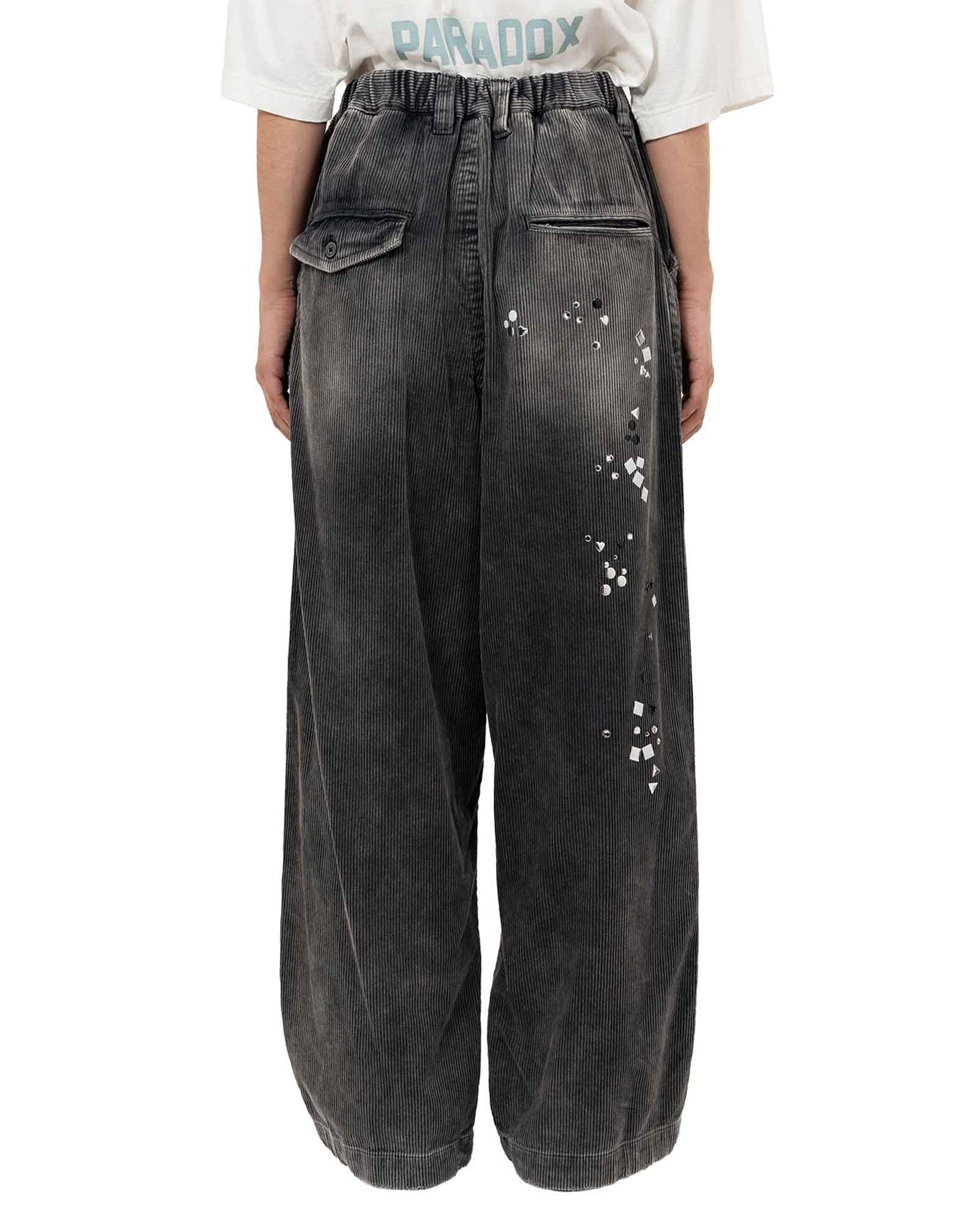 MIHARA YASUHIRO・Yasuhiro Mihara -  CORDUROY TROUSERS / BLACK