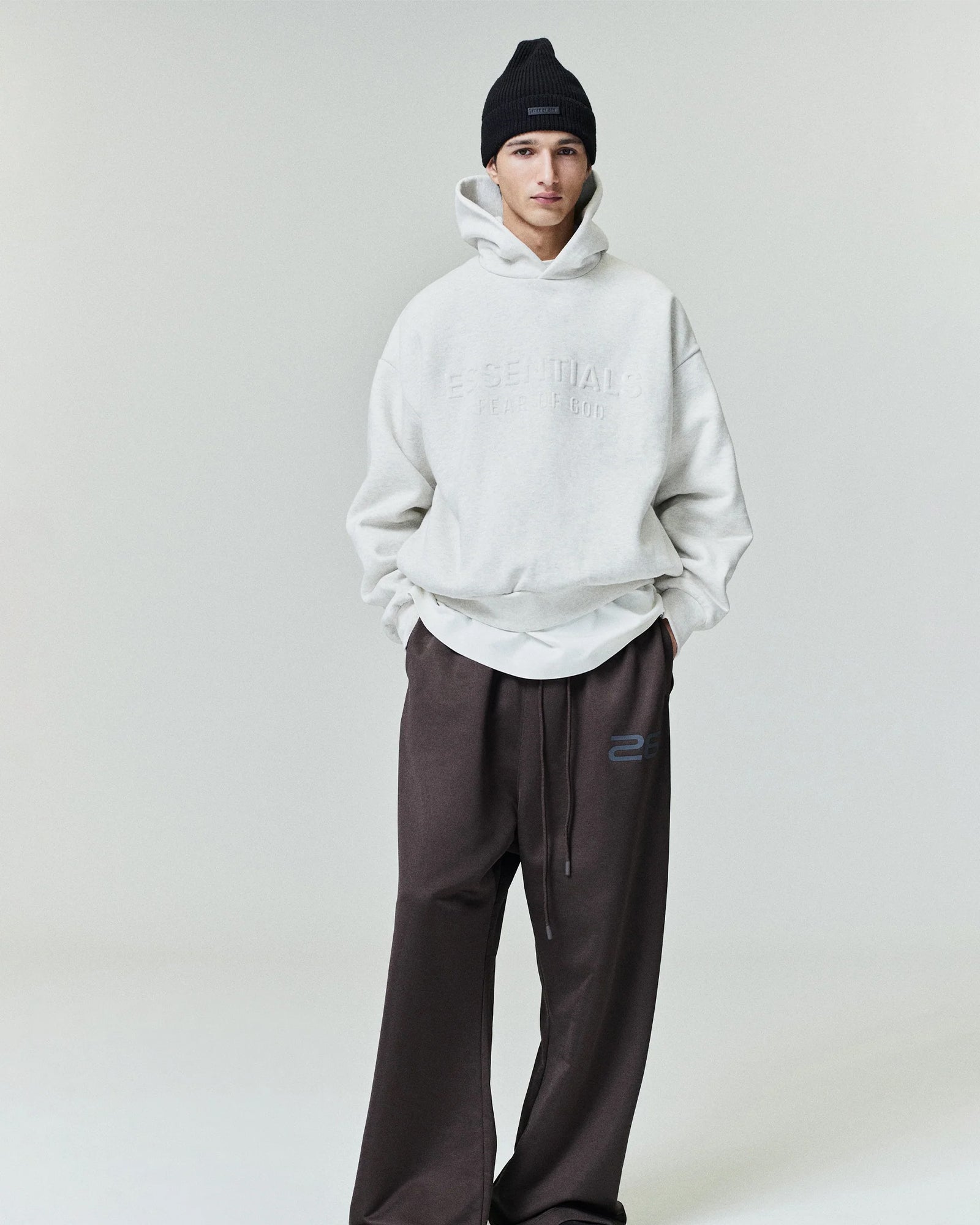 ESSENTIALS・エッセンシャルズ - パーカー・フーディ CLASSIC HOODIE / OATMEAL HEATHER