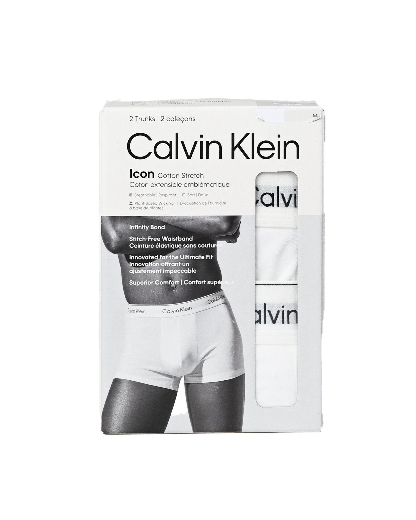 Calvin Klein・カルバン クライン - アンダーウェア TRUNK 2PK / WHITE