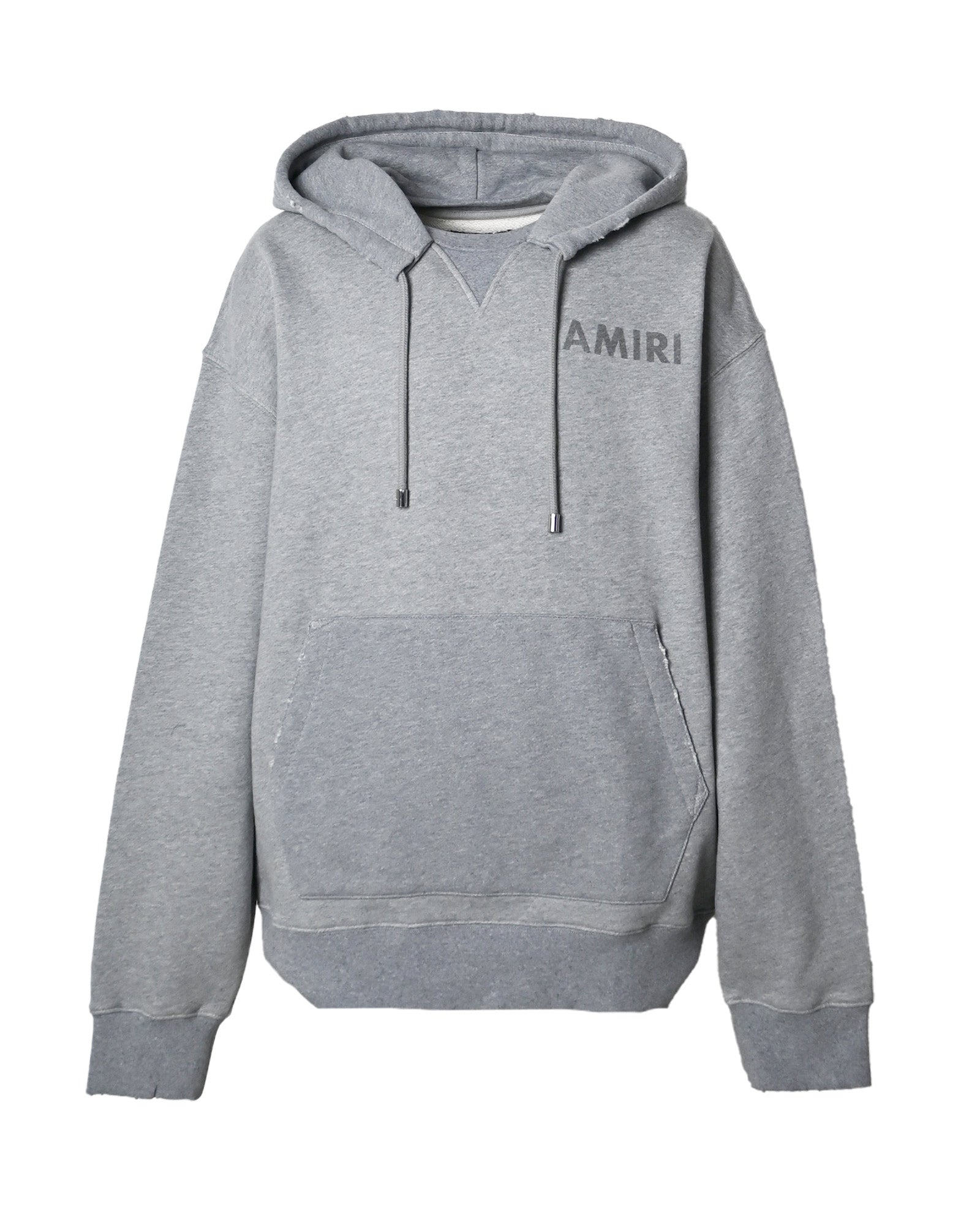 AMIRI STENCIL OVERSIZED HOODIE / GREY