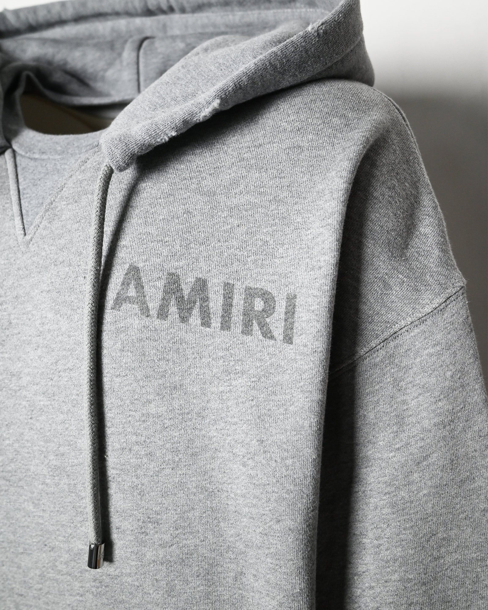 AMIRI・アミリ - パーカー・フーディ AMIRI STENCIL OVERSIZED HOODIE / GREY