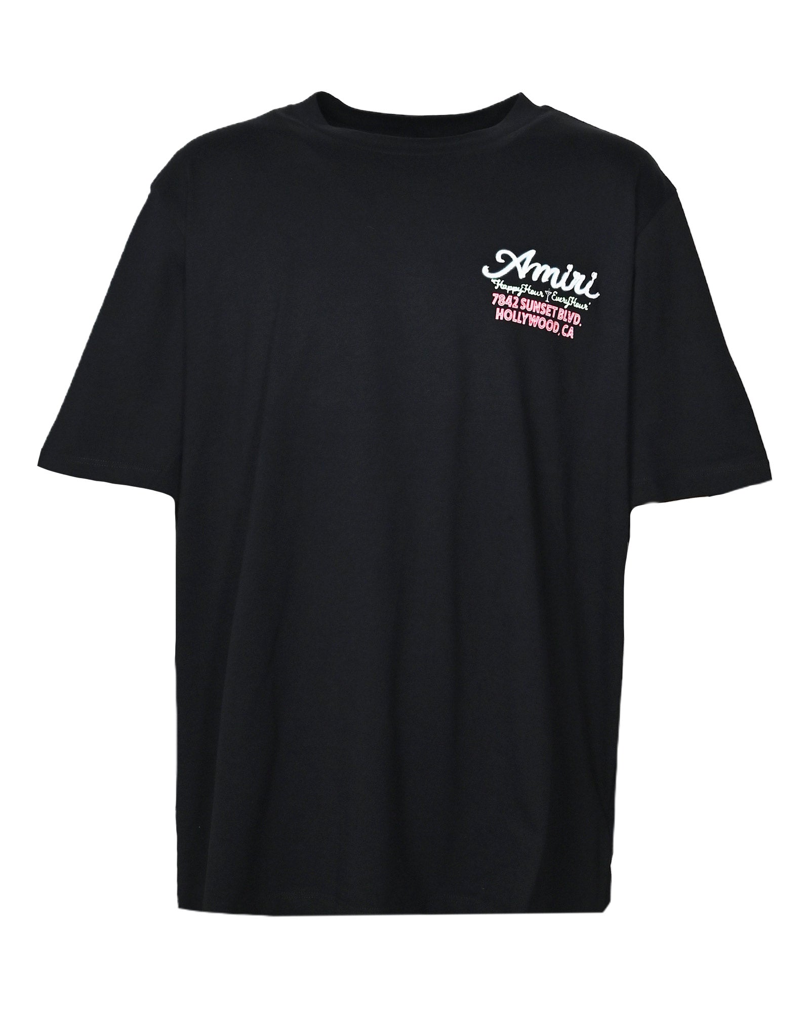 AMIRI・アミリ - Tシャツ・カットソー AMIRI NEON LIGHTS OS TEE / BLACK