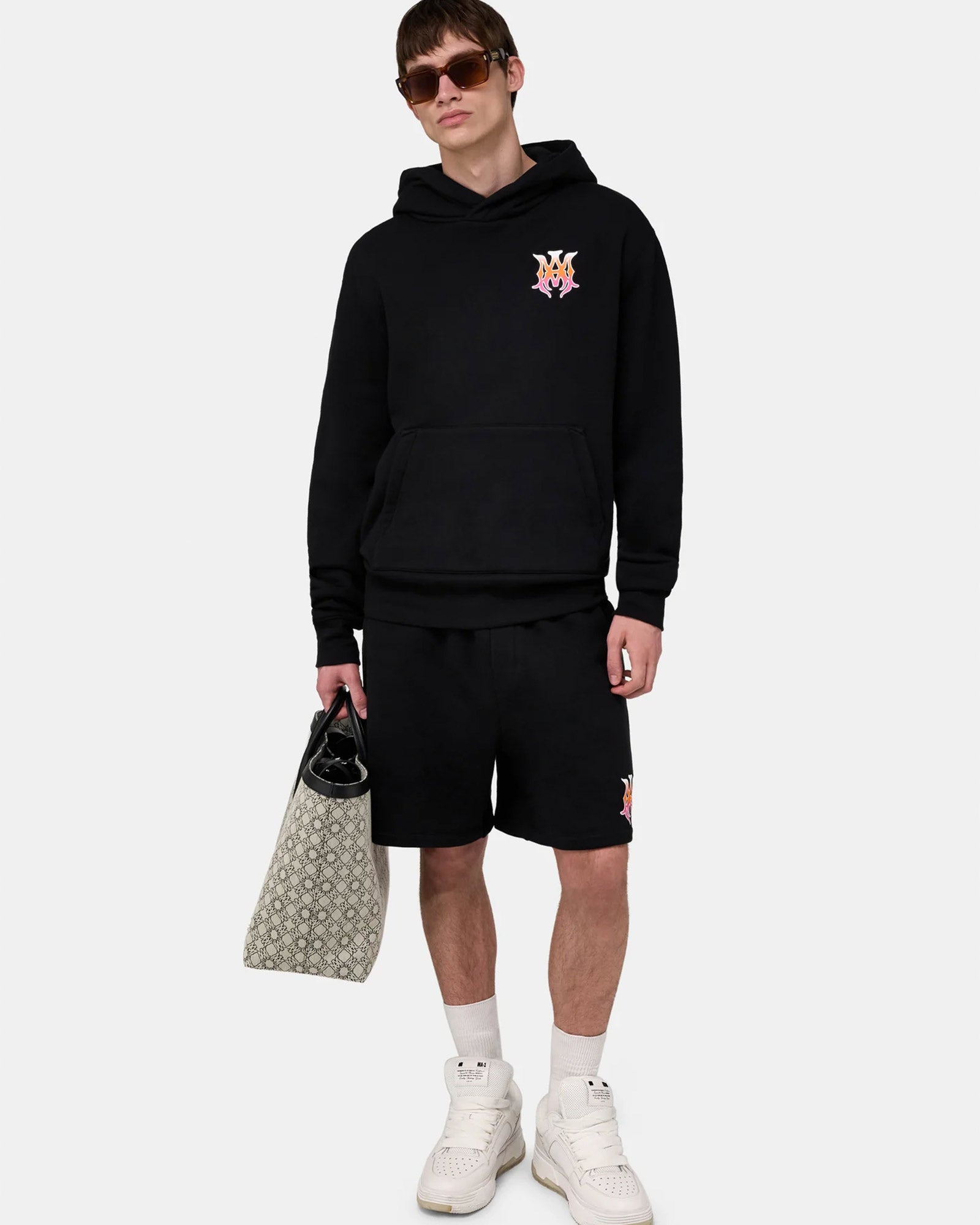 AMIRI・アミリ - ハーフ・ショートパンツ MA SURF SWEATSHORT / BLACK