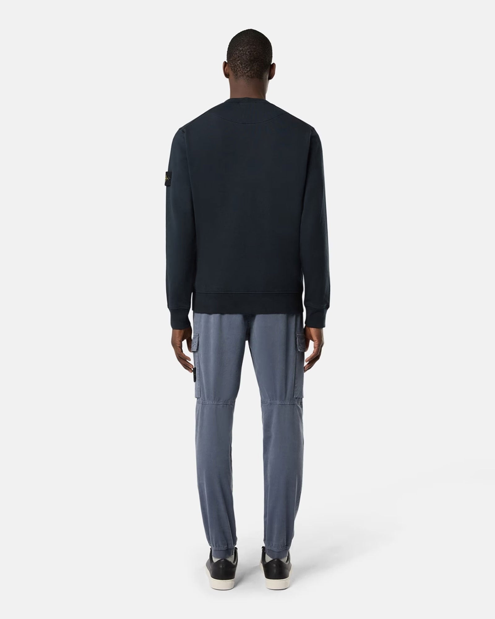 STONE ISLAND・ストーンアイランド - スウェット ORGANIC COTTON FLEECE SWEAT SHIRT 6100060  / BLACK