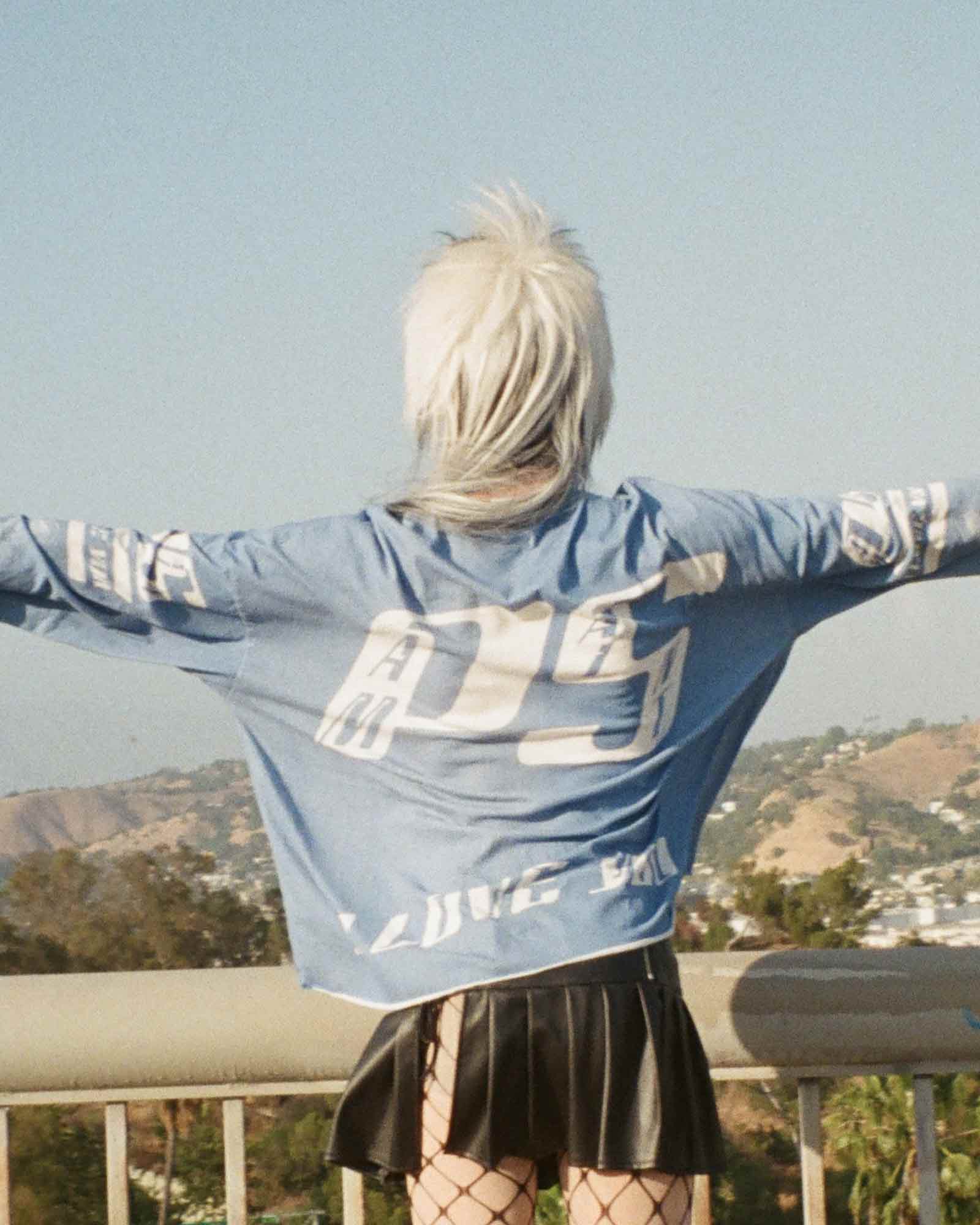©SAINT M××××××・saint michael -  PAM_LS TEE/SAINT PAM / BLUE