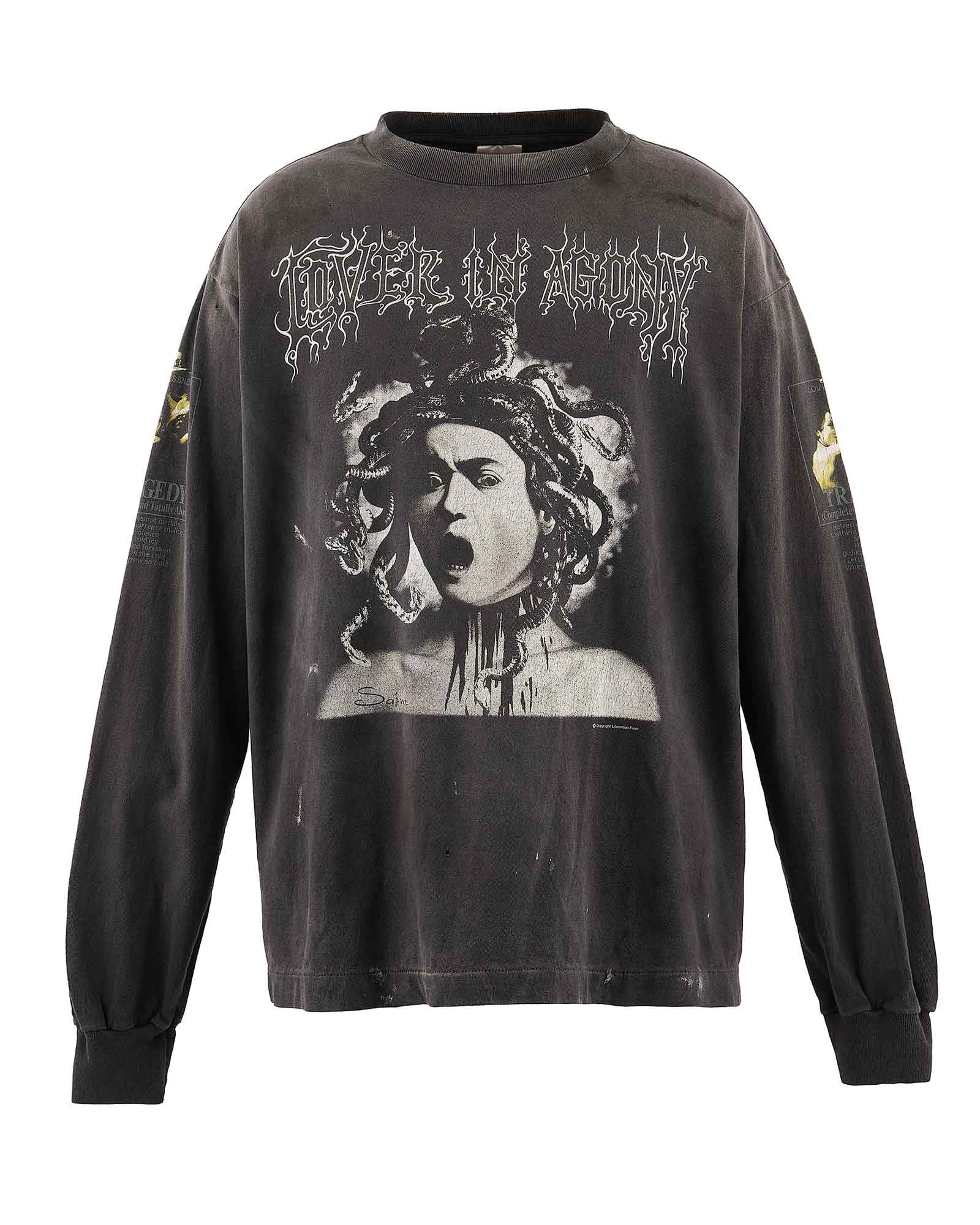 LS T-SHIRT/MEDUSA / BLACK