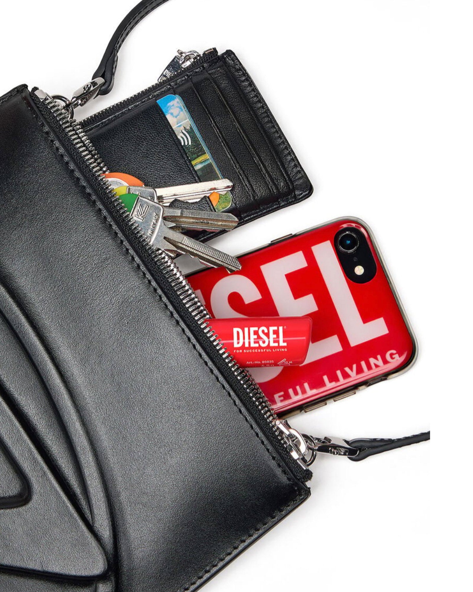 DIESEL・ディーゼル - ハンドバッグ 1DR TWIN / BLACK