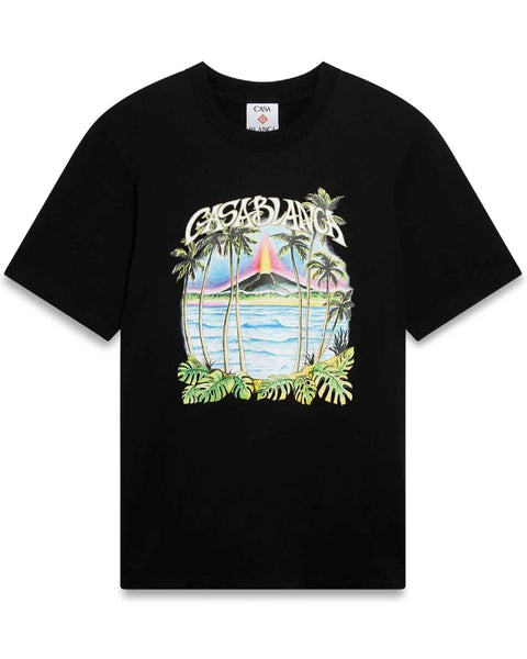 CASABLANCA(カサブランカ) SS26「VOLCANO PRINTED CLASSIC T-SHIRT