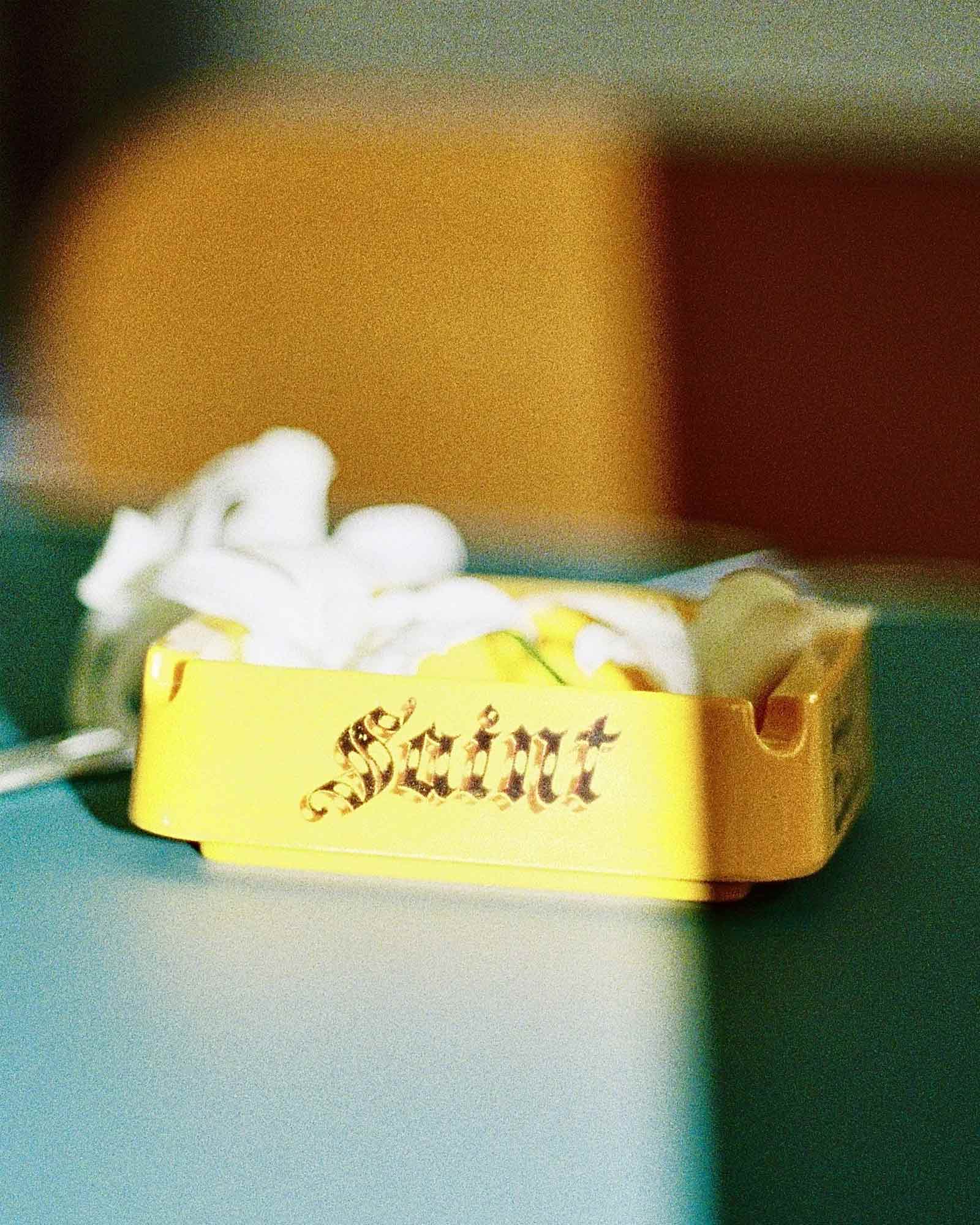 ©SAINT M××××××・saint michael -  ALX_ASHTRAY/DRAWING / YELLOW