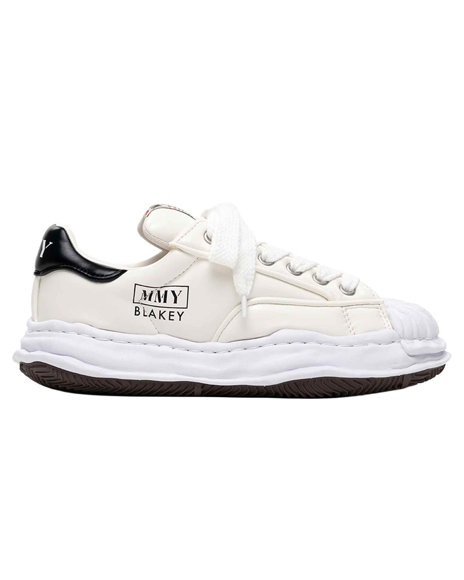 MIHARA YASUHIRO・ミハラヤスヒロ - ローカットスニーカー BLAKEY PUFFER LOW-TOP SNEAKERS / WHITE