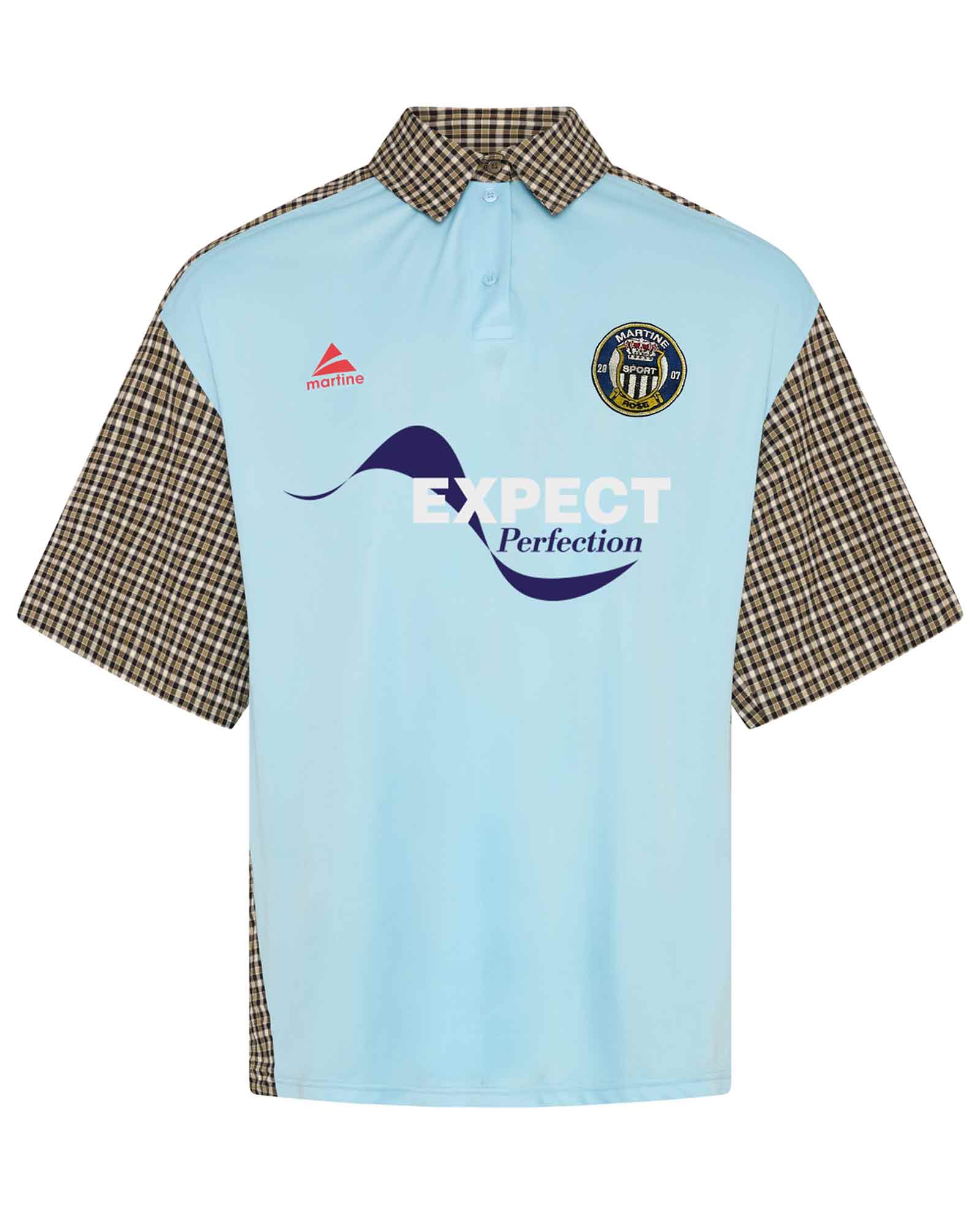 S/S T-SHIRT POLOSHIRT / BLUE