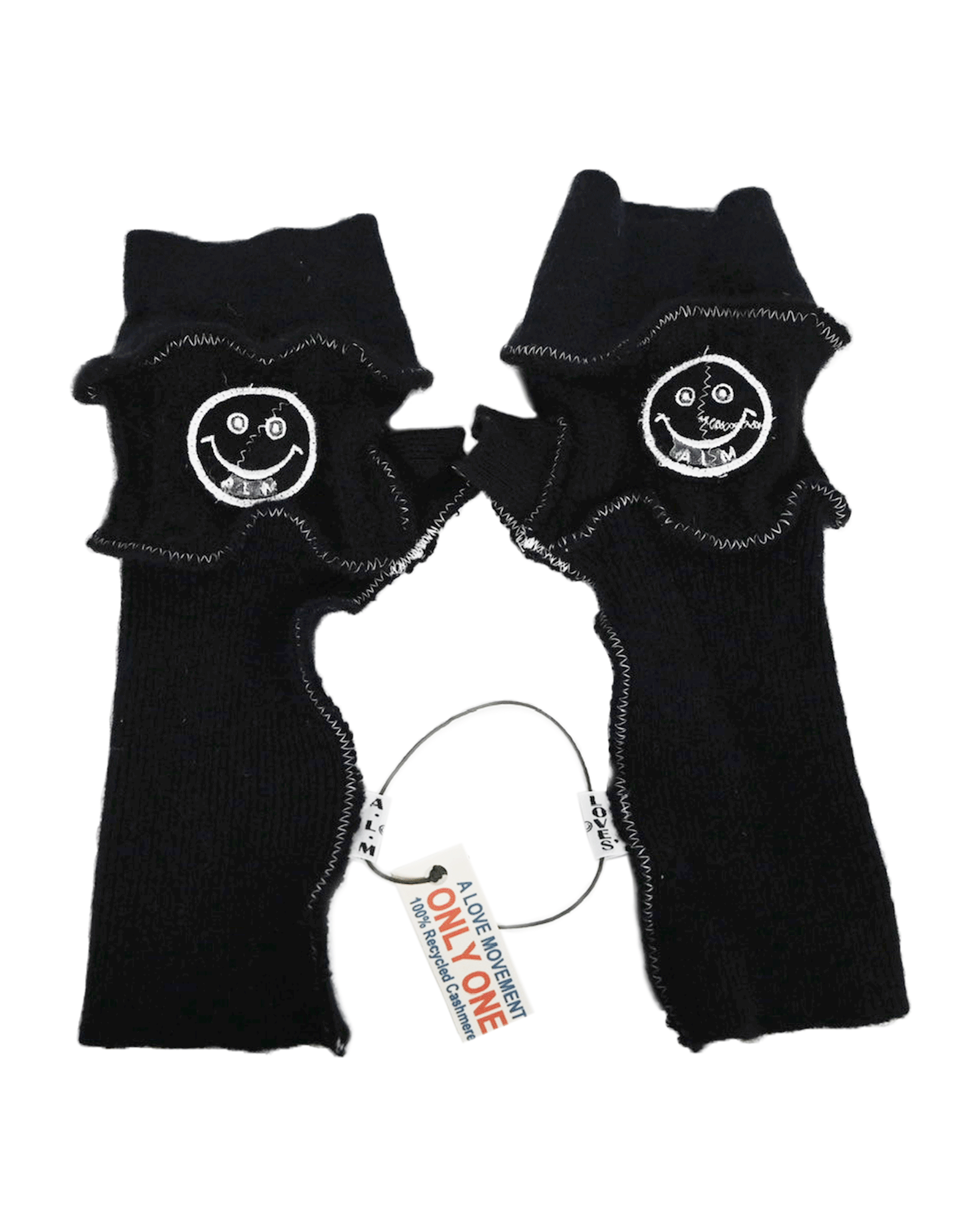 CASHMERE GLOVES 9 / BLACK