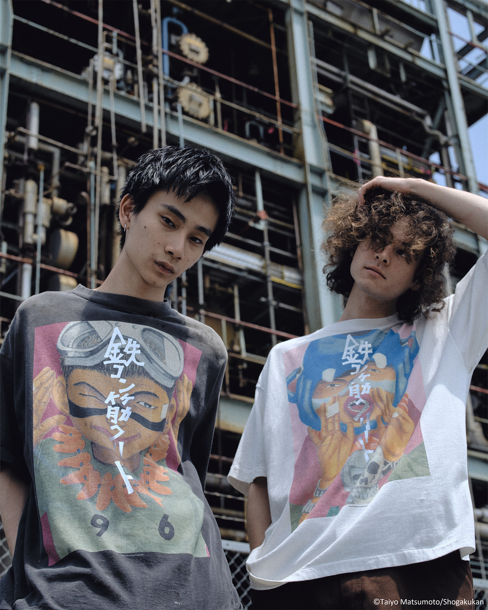 ©SAINT M××××××・セントマイケル - Tシャツ・カットソー 鉄コン筋クリート_SS T-SHIRT/SHIRO / WHITE