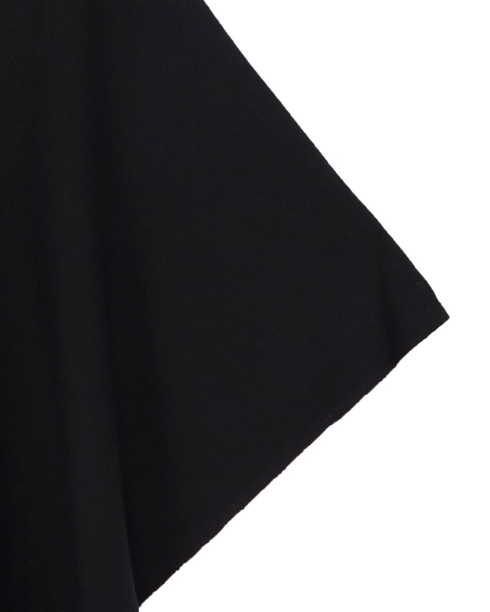 Yohji Yamamoto・Youji Yamamoto -  2/48W TWILL WEAVE 2 WAY PONCHO SCARF / BLACK