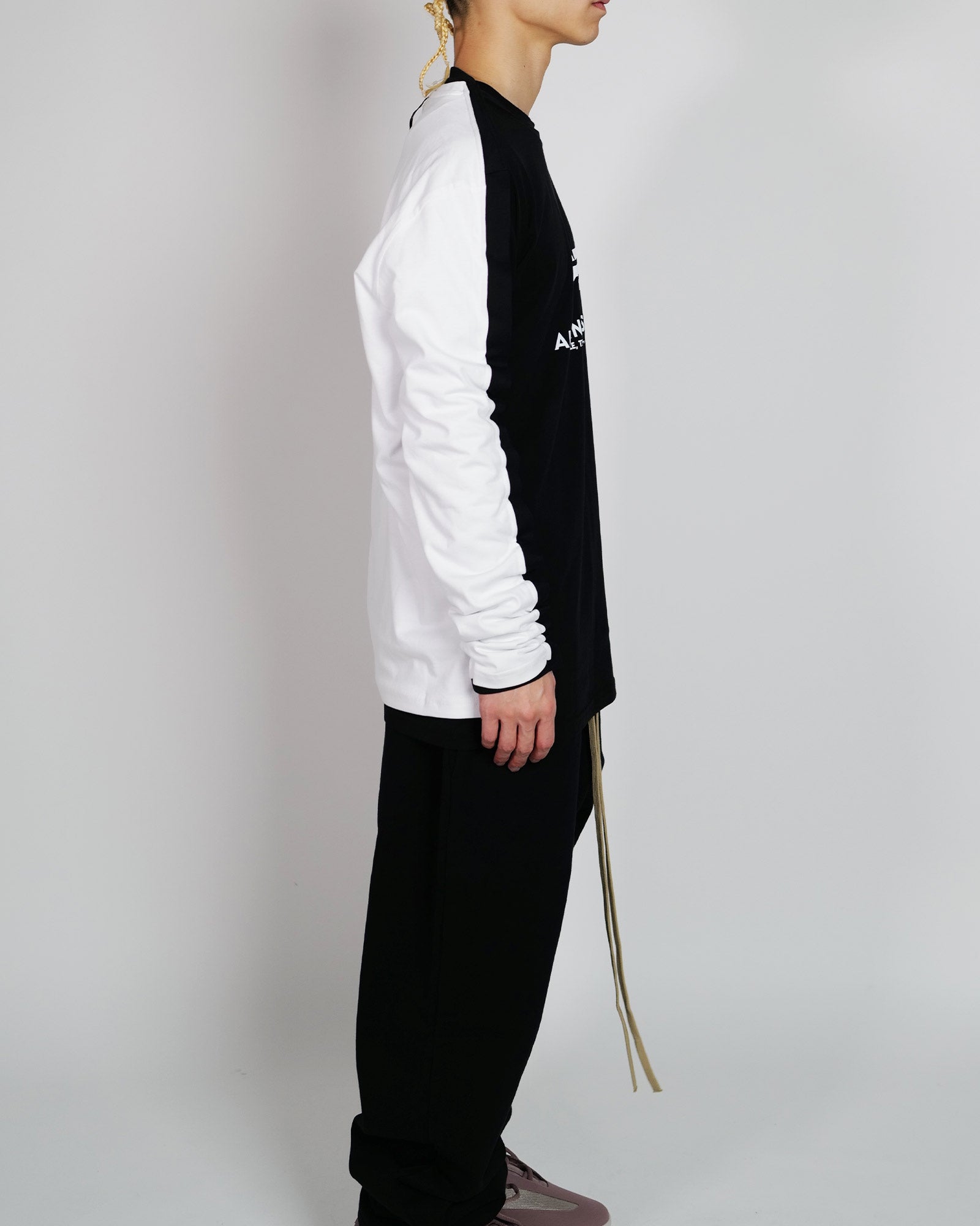 PROTOTYPES・プロトタイプス - L/S Tシャツ 2-D TEE LONGSLEEVE / BLACK