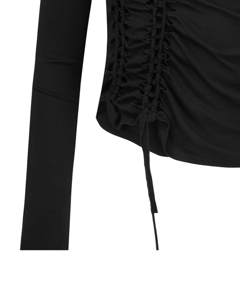 NACHE × 2-PIECE BRAID LONG SLEEVE / BLACK