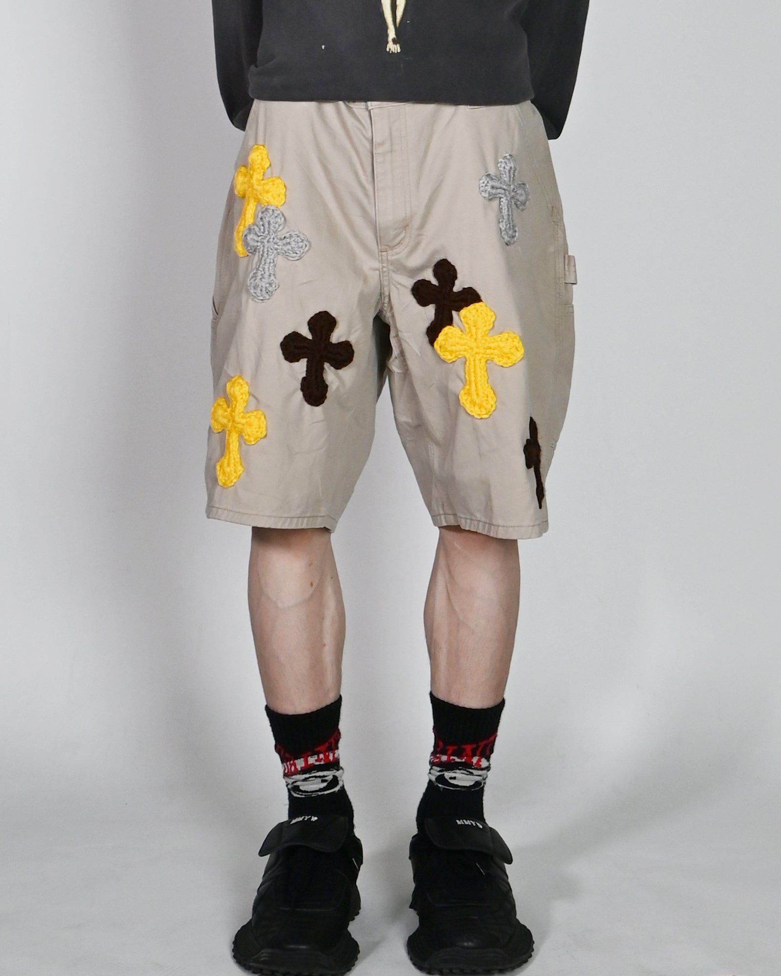 Y.A.R.N.・ヤーン - ハーフ・ショートパンツ Y.A.R.N. CARHARTT SHORTS AW01 / MULTI