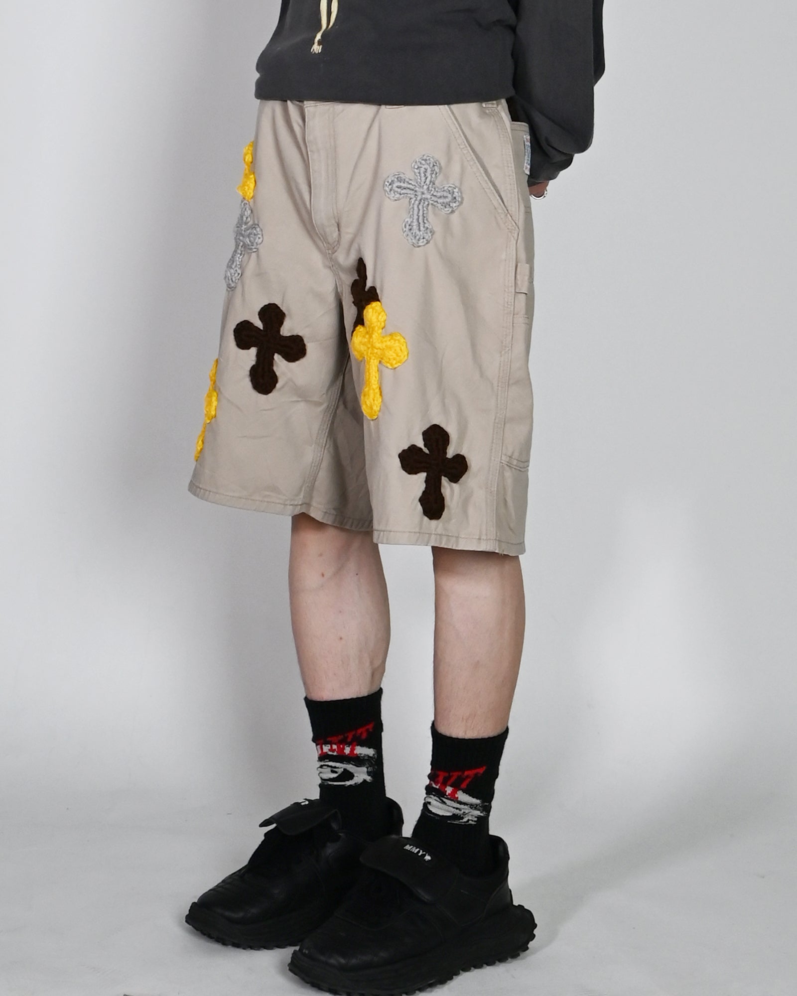 Y.A.R.N.・ヤーン - ハーフ・ショートパンツ Y.A.R.N. CARHARTT SHORTS AW01 / MULTI