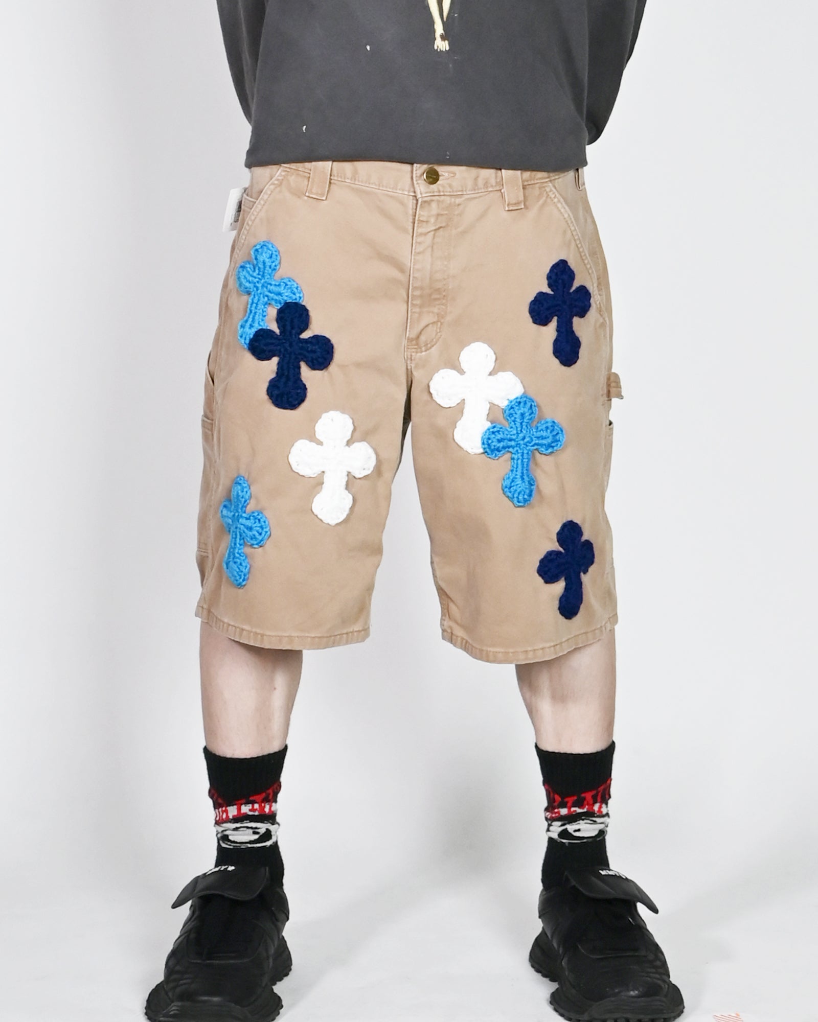 Y.A.R.N.・ヤーン - ハーフ・ショートパンツ Y.A.R.N. CARHARTT SHORTS AW02 / MULTI