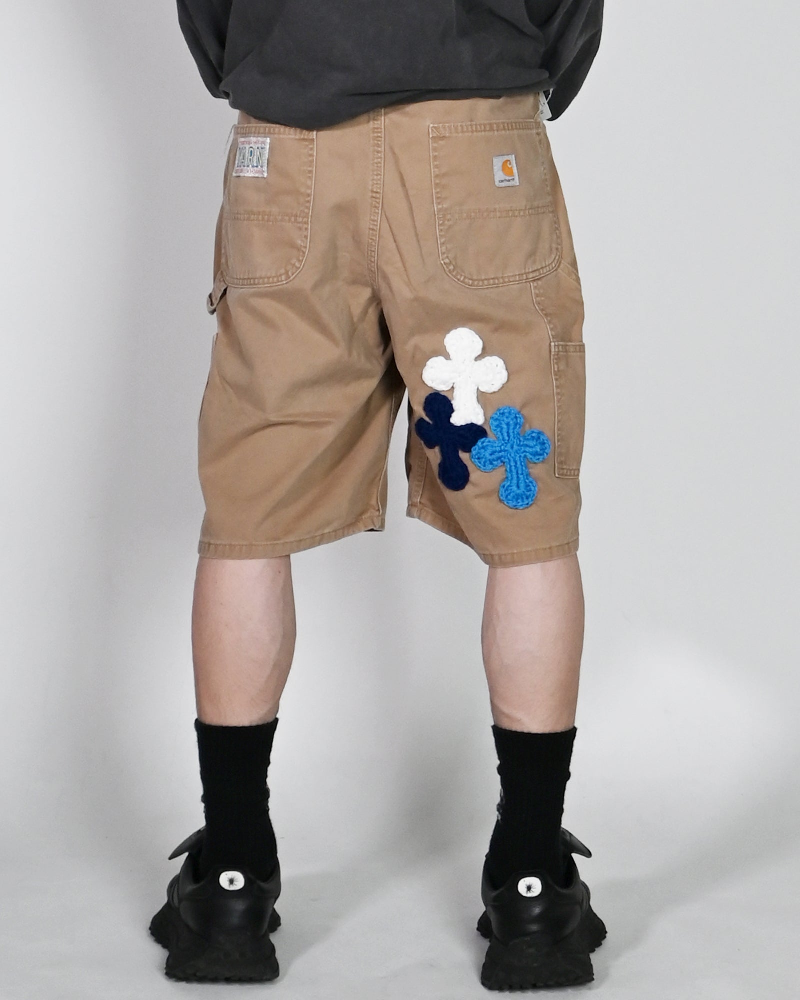 Y.A.R.N.・ヤーン - ハーフ・ショートパンツ Y.A.R.N. CARHARTT SHORTS AW02 / MULTI