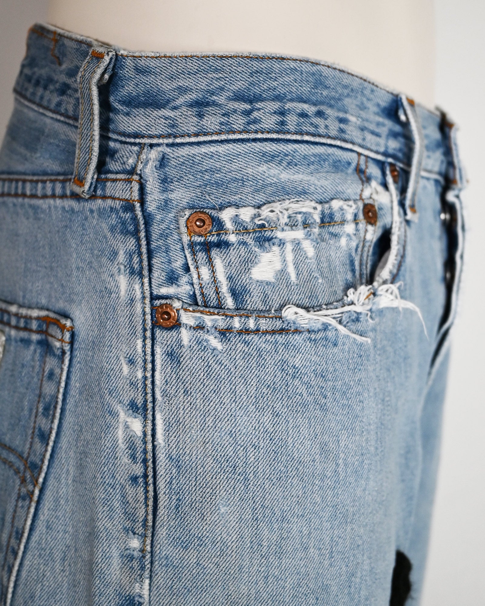 Y.A.R.N.・ヤーン - デニムパンツ Y.A.R.N. DENIM AW13 / MULTI