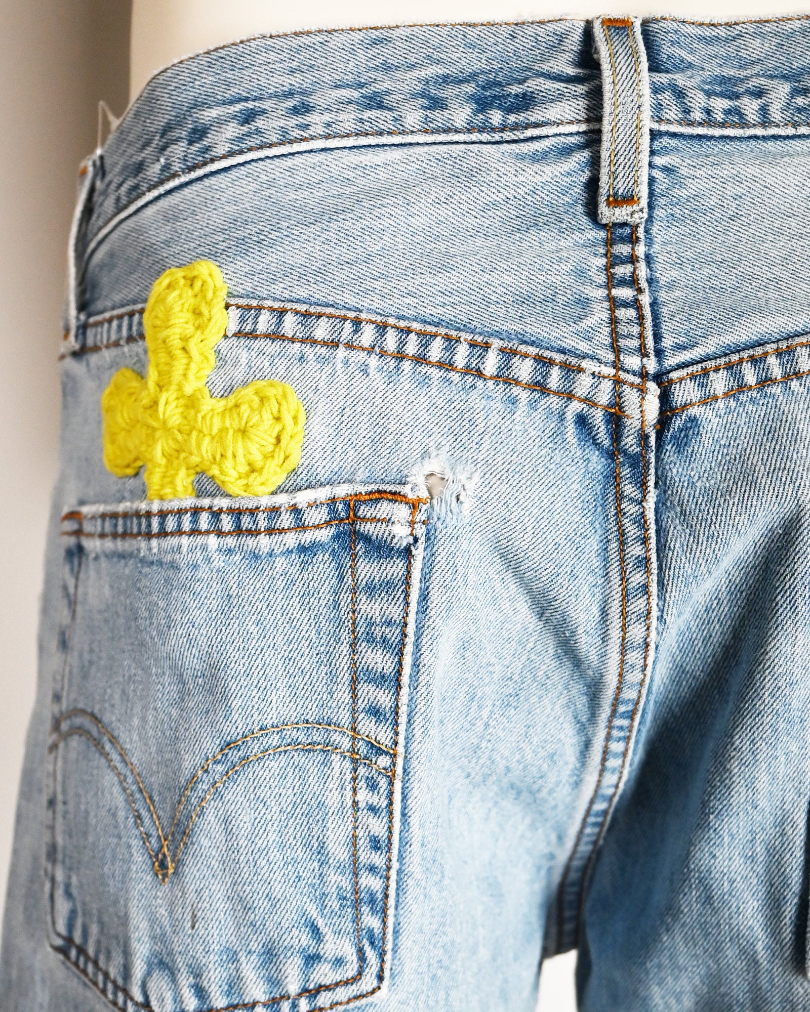 Y.A.R.N.・ヤーン - デニムパンツ Y.A.R.N. DENIM AW13 / MULTI