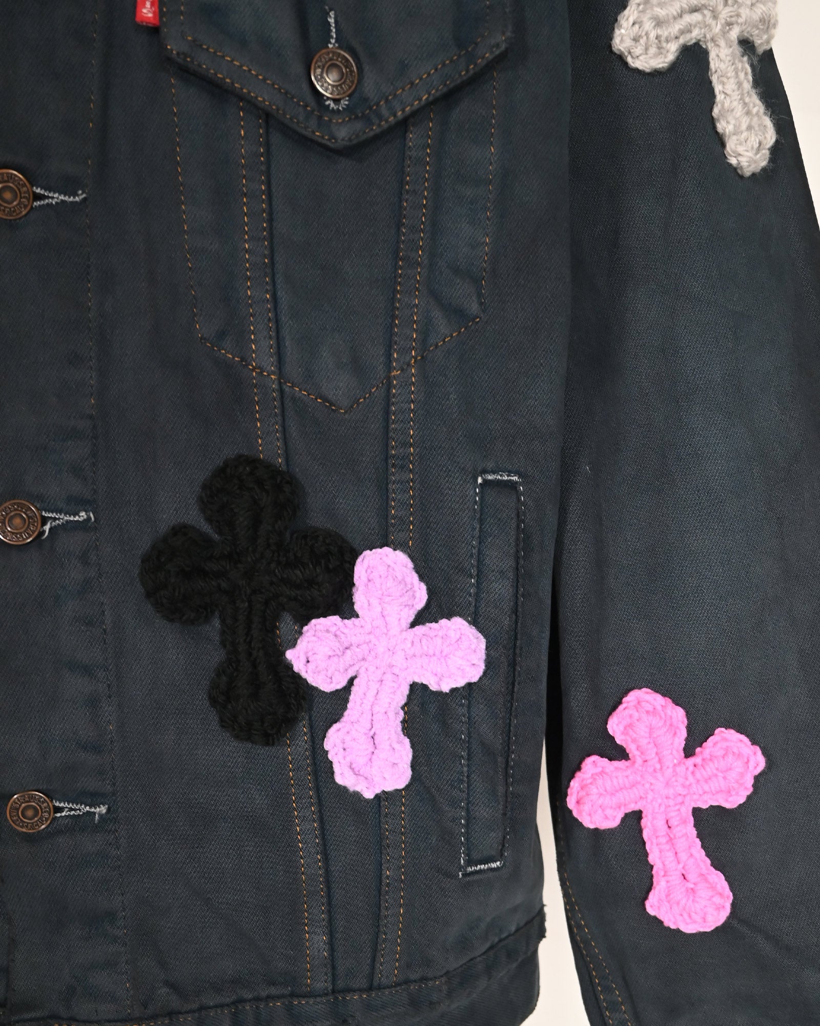 Y.A.R.N.・ヤーン - デニムジャケット Y.A.R.N. DENIM JACKET AW18 / MULTI