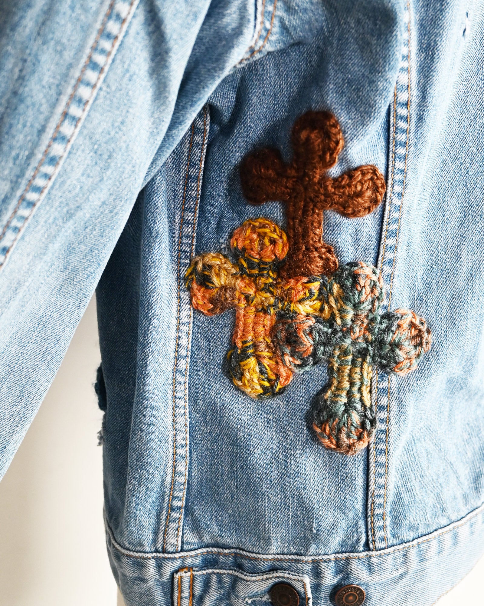 Y.A.R.N.・ヤーン - デニムジャケット Y.A.R.N. DENIM JACKET AW19 / MULTI