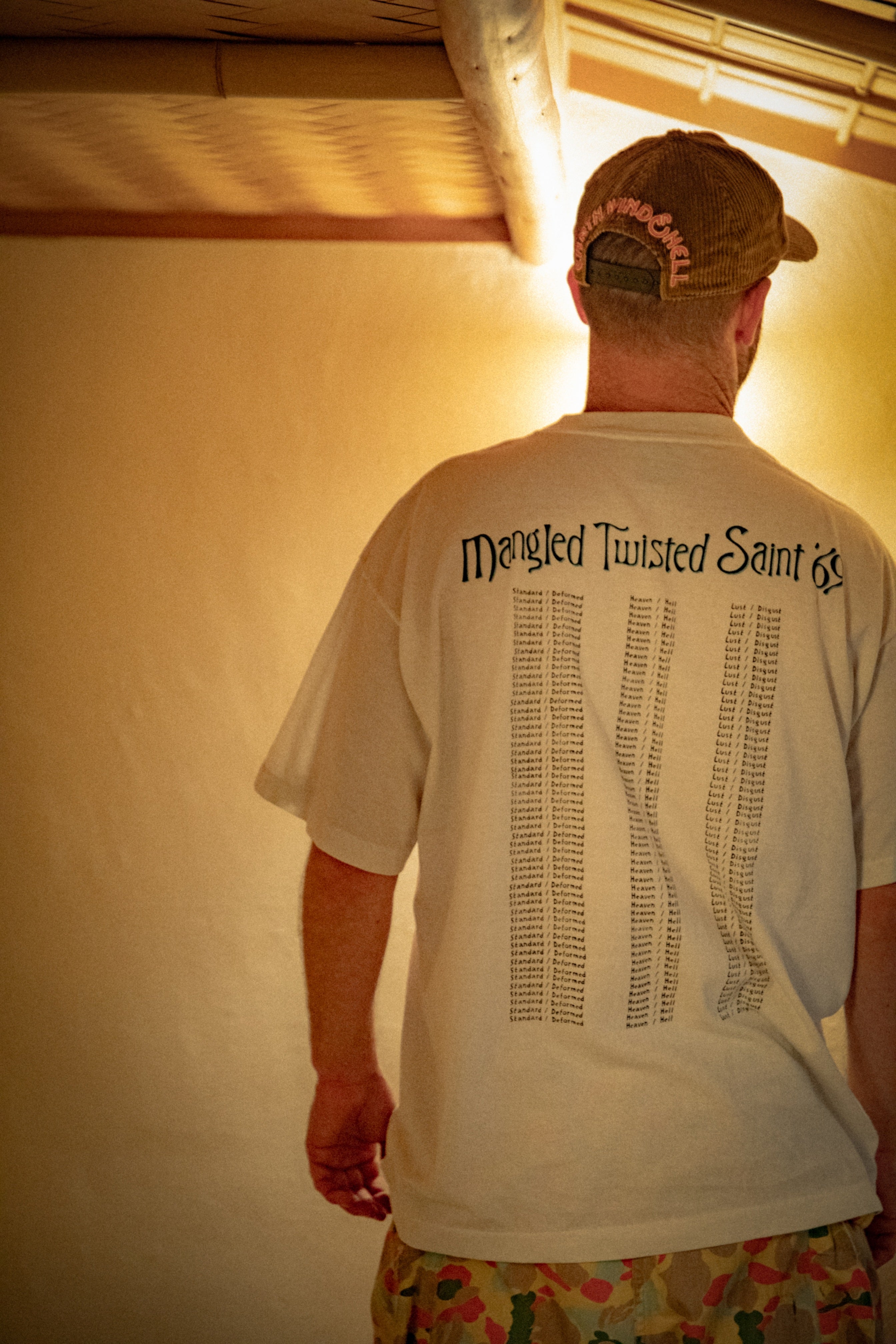 ©SAINT M××××××・セントマイケル - Tシャツ・カットソー SW_SS T-SHIRT/TWISTED SAINT / WHITE