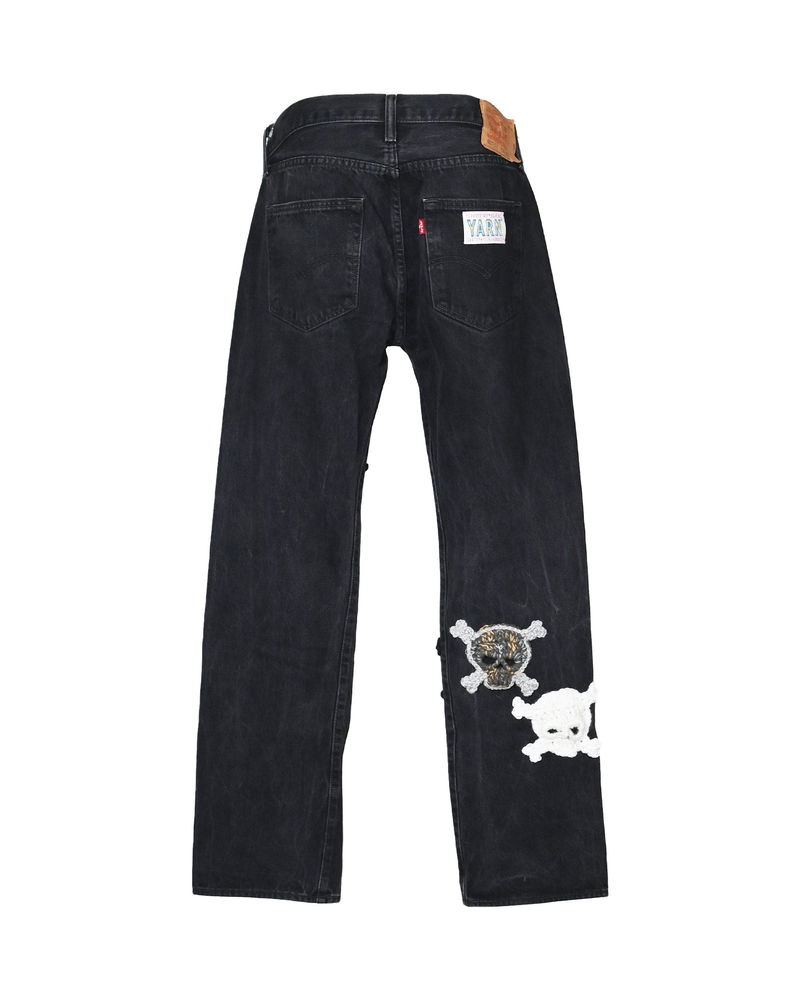 Y.A.R.N.・ヤーン - デニムパンツ Y.A.R.N. SHULL DENIM-3 / MULTI
