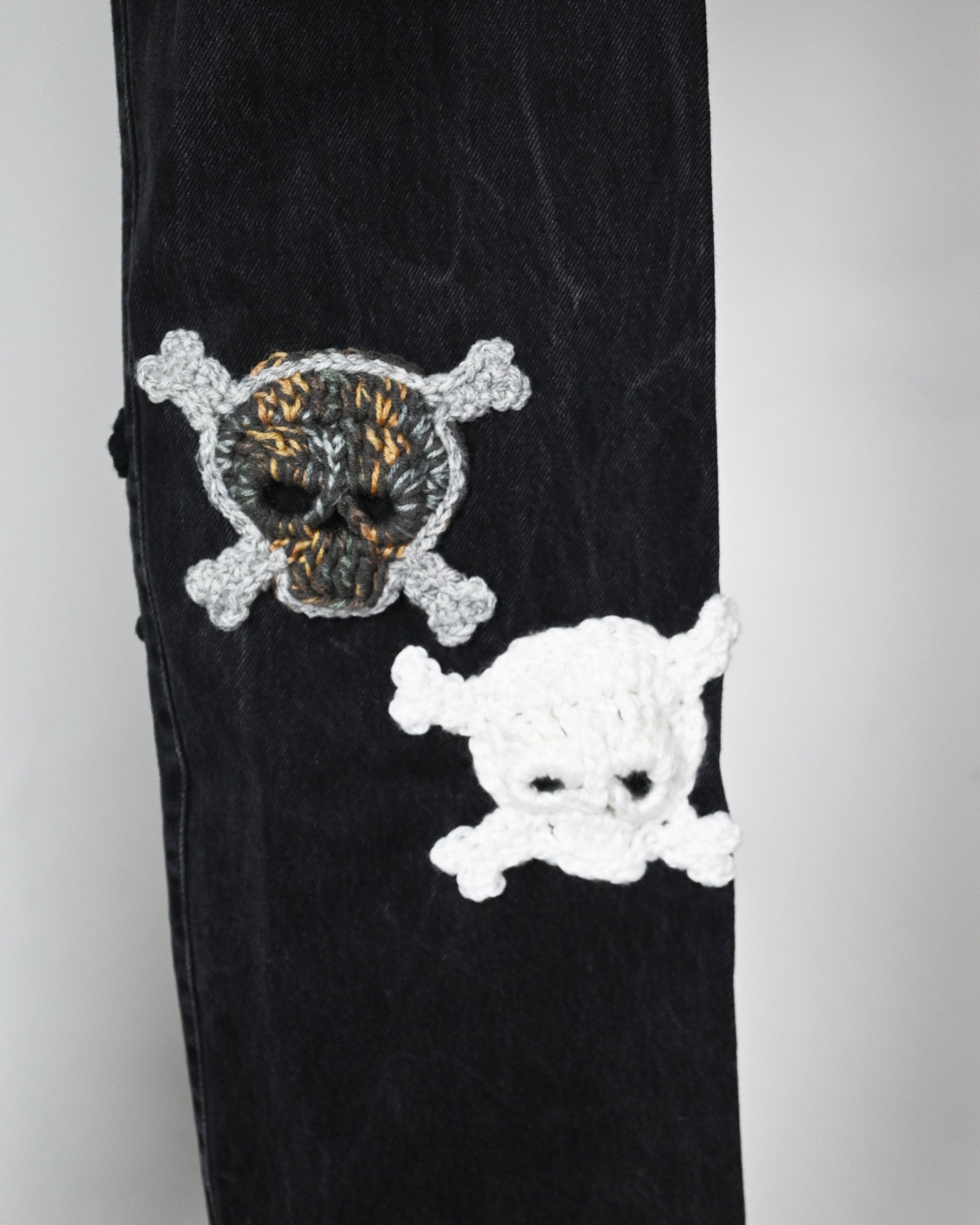 Y.A.R.N.・ヤーン - デニムパンツ Y.A.R.N. SHULL DENIM-3 / MULTI